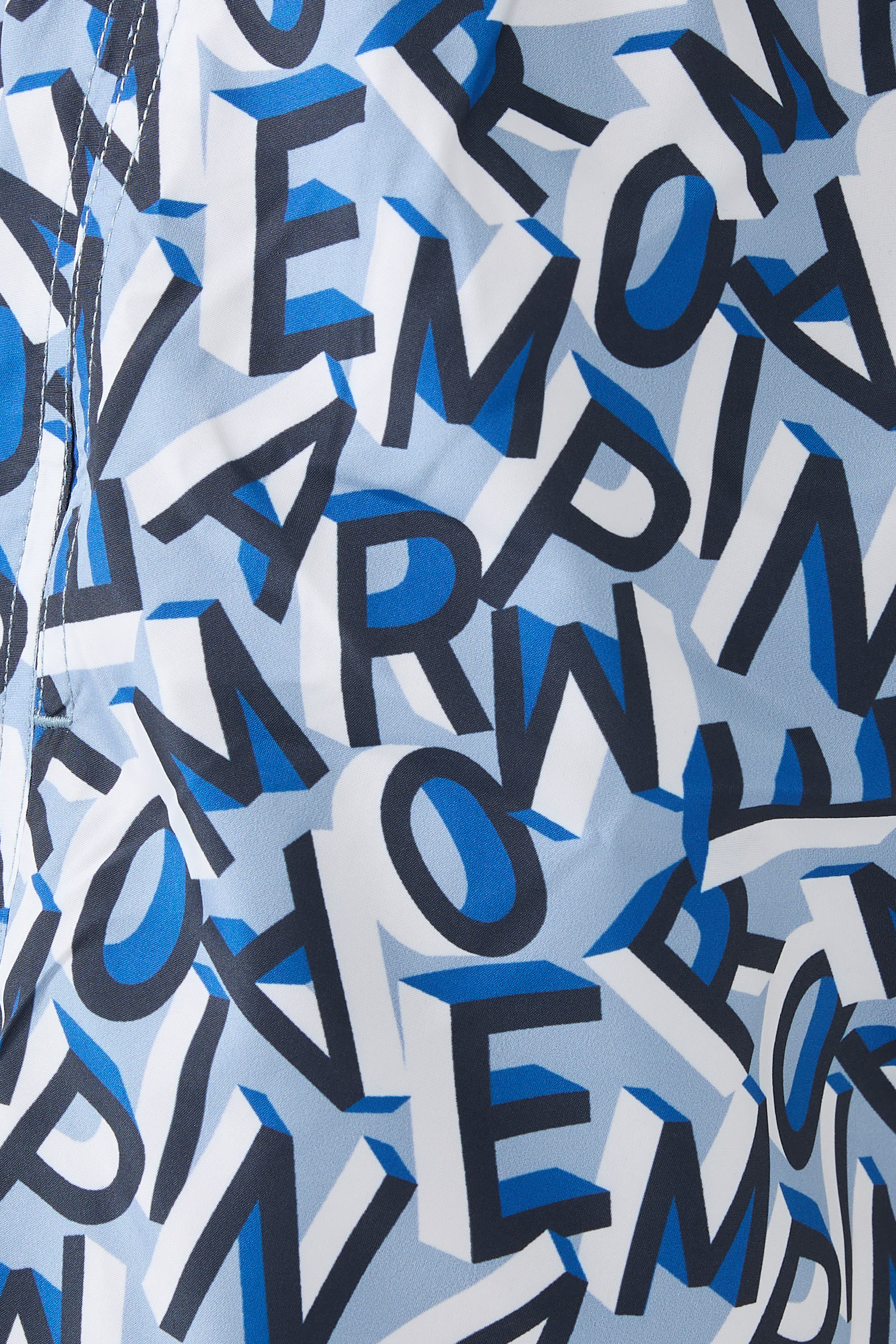 شورت سباحة بنقشة شعار الماركة