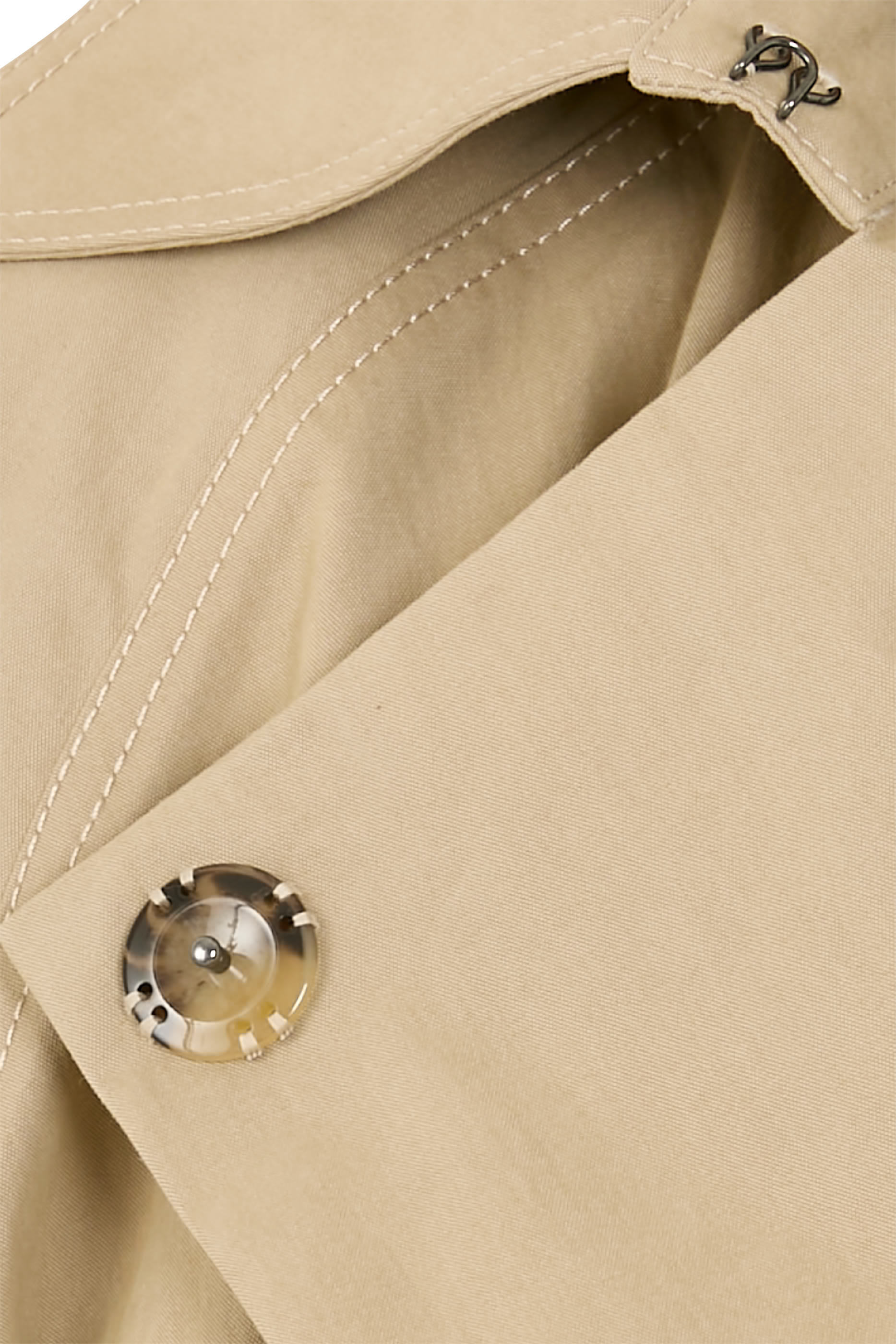 معطف ترينش كايا فولومينوس قطن ثقيل