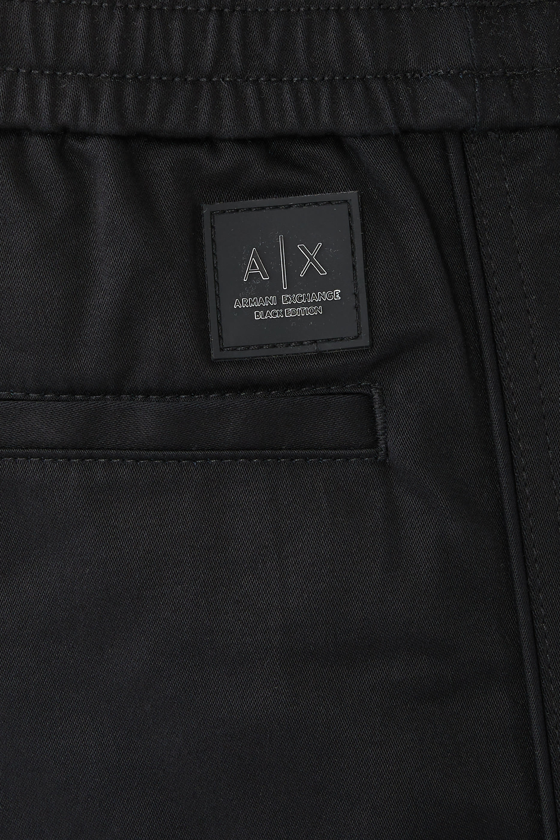 بنطال رياضي بلاك ايديشن- مع  خصر مطاطي قماش ساتان