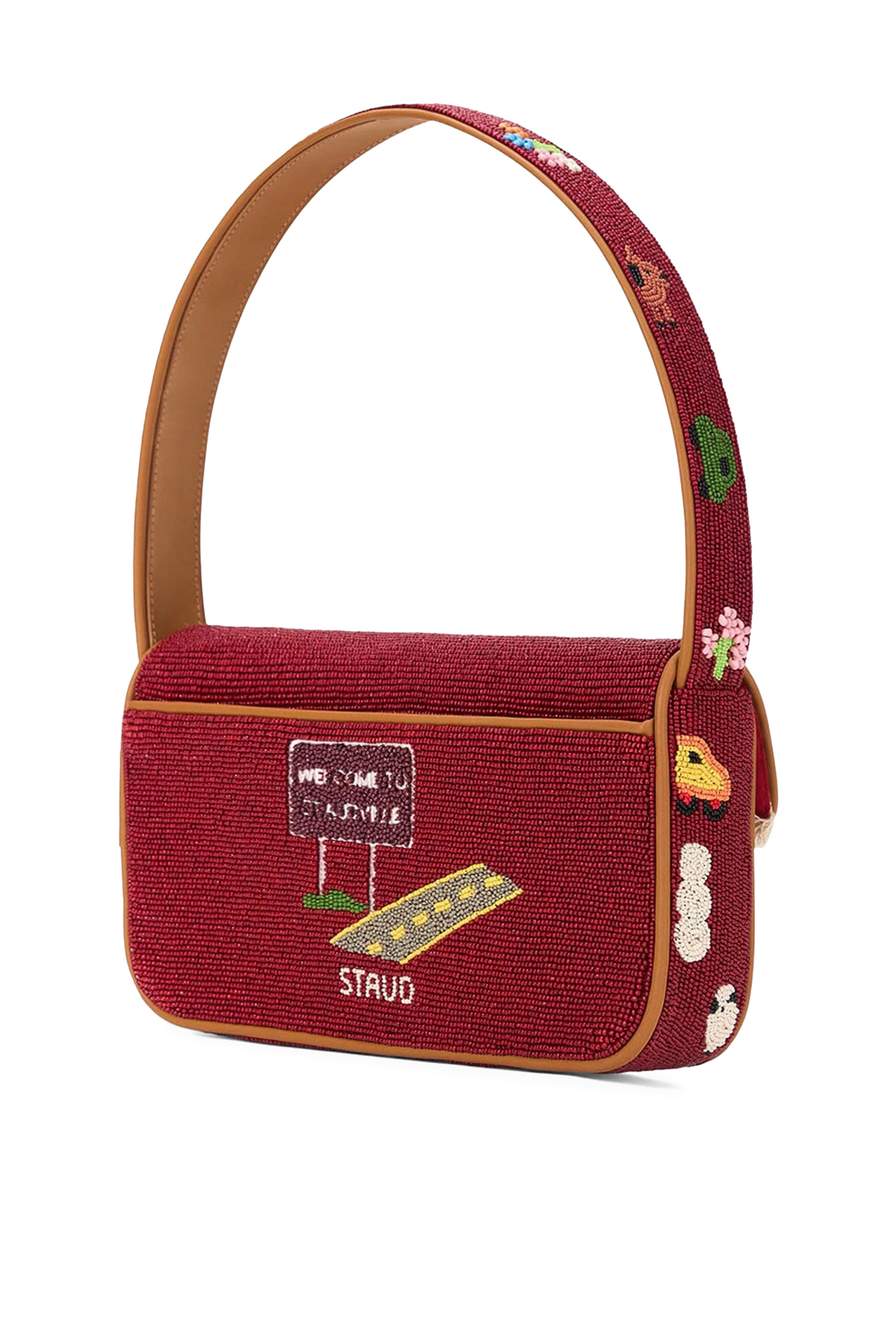 حقيبة تومي مطرزة بخرز