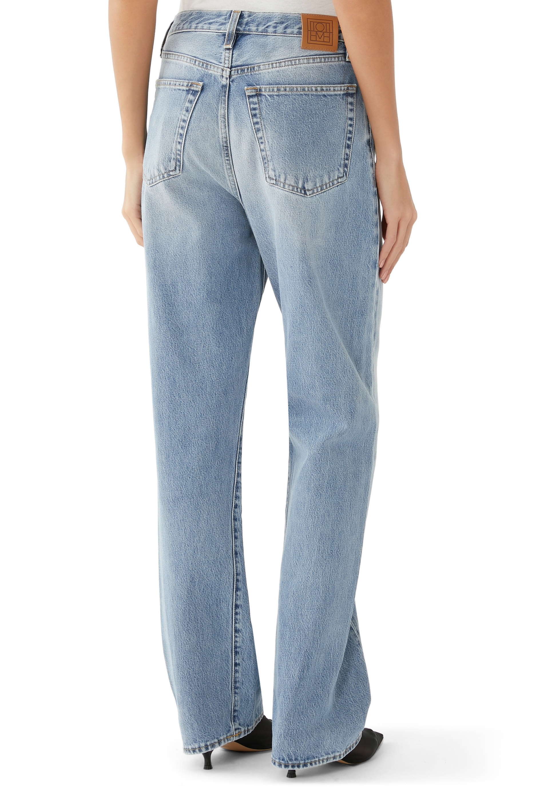 بنطال دنيم توسيتد سيم