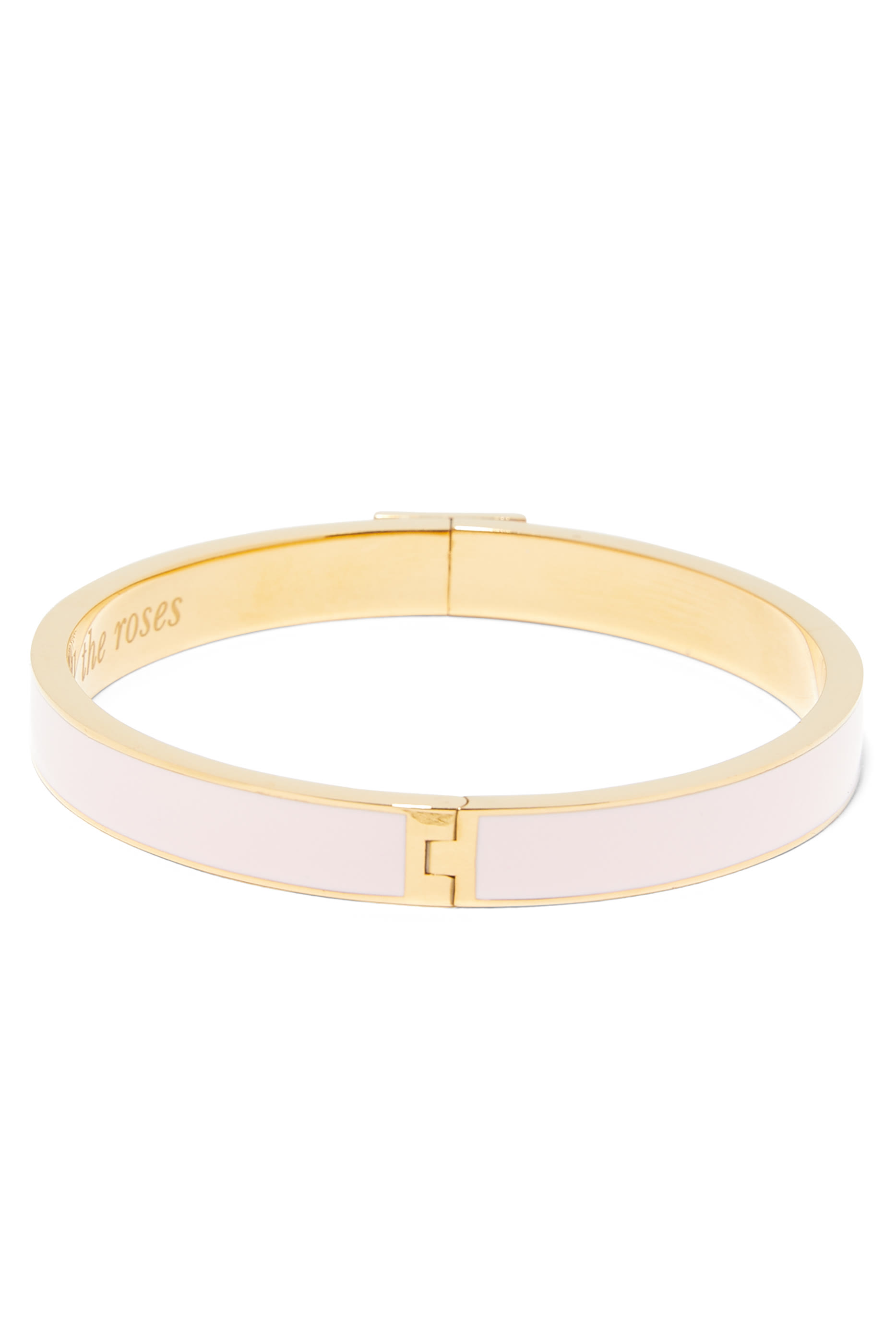 سوار ايديوم بعبارة سمل ذا روزيس، مينا ومعدن مطلي