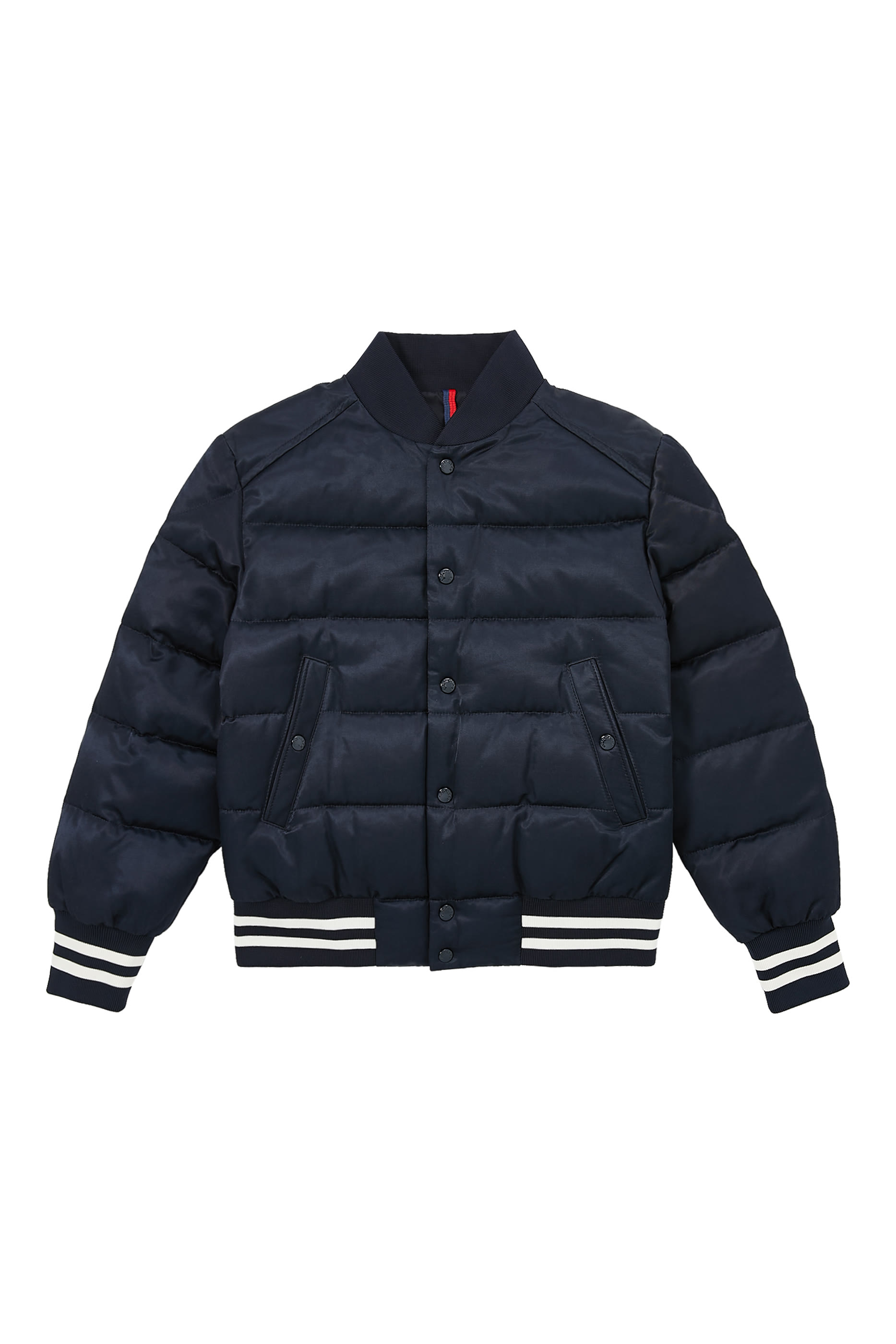 جاكيت بومبر للأطفال بتطريز شعار الماركة