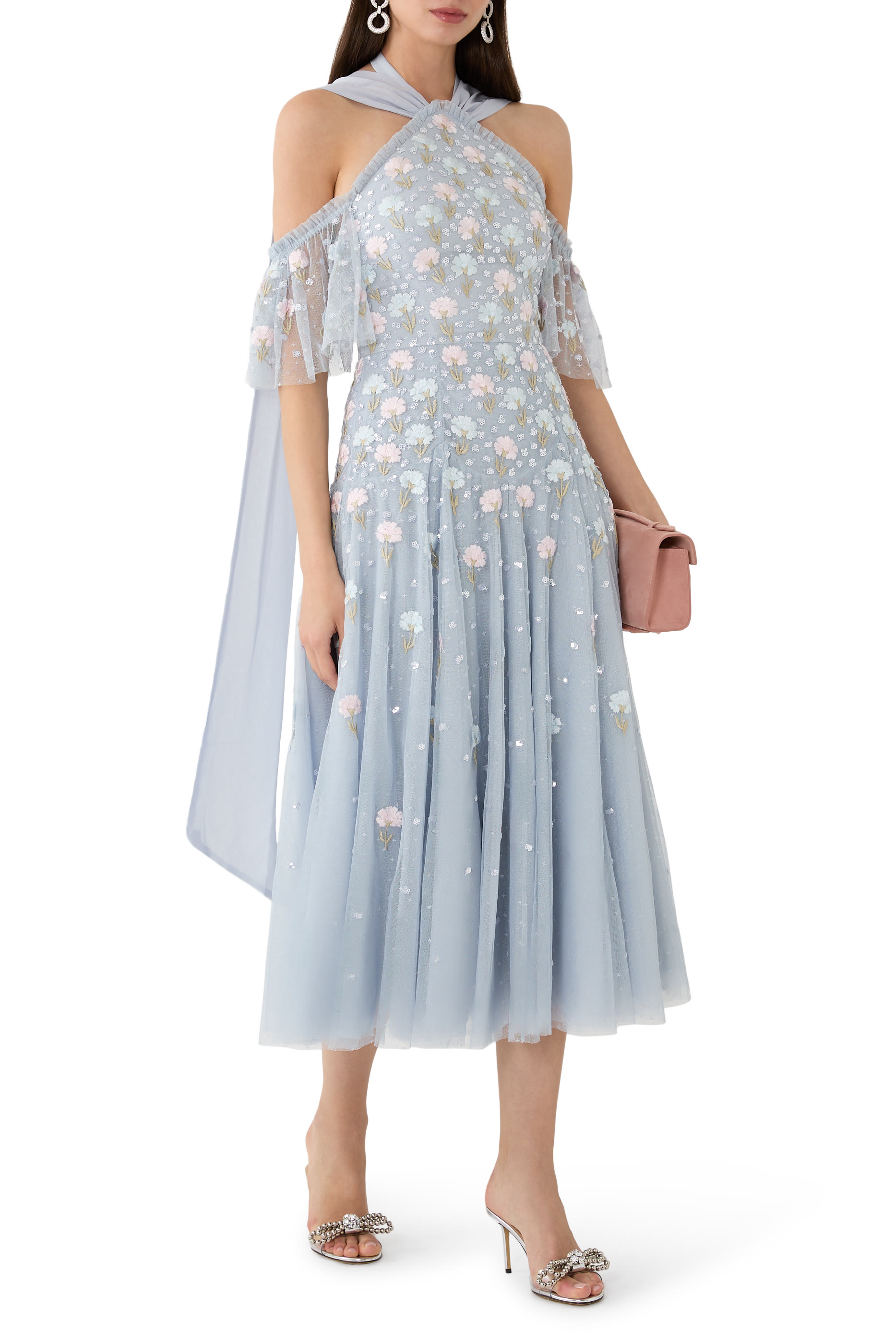 فستان بالرينا دينديليون ديستي برباط حول الرقبة