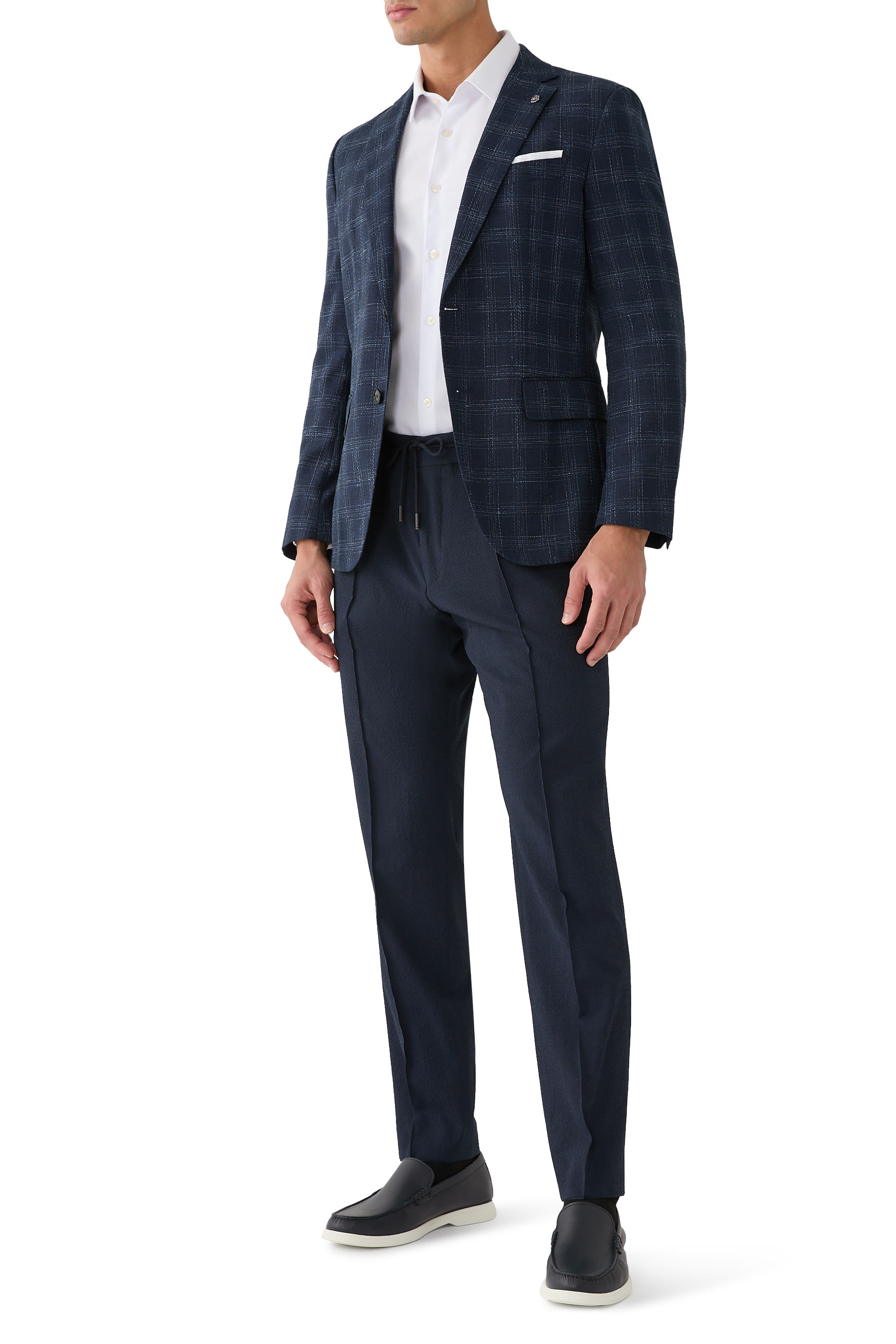 حذاء موكاسين جلد بارز الملمس