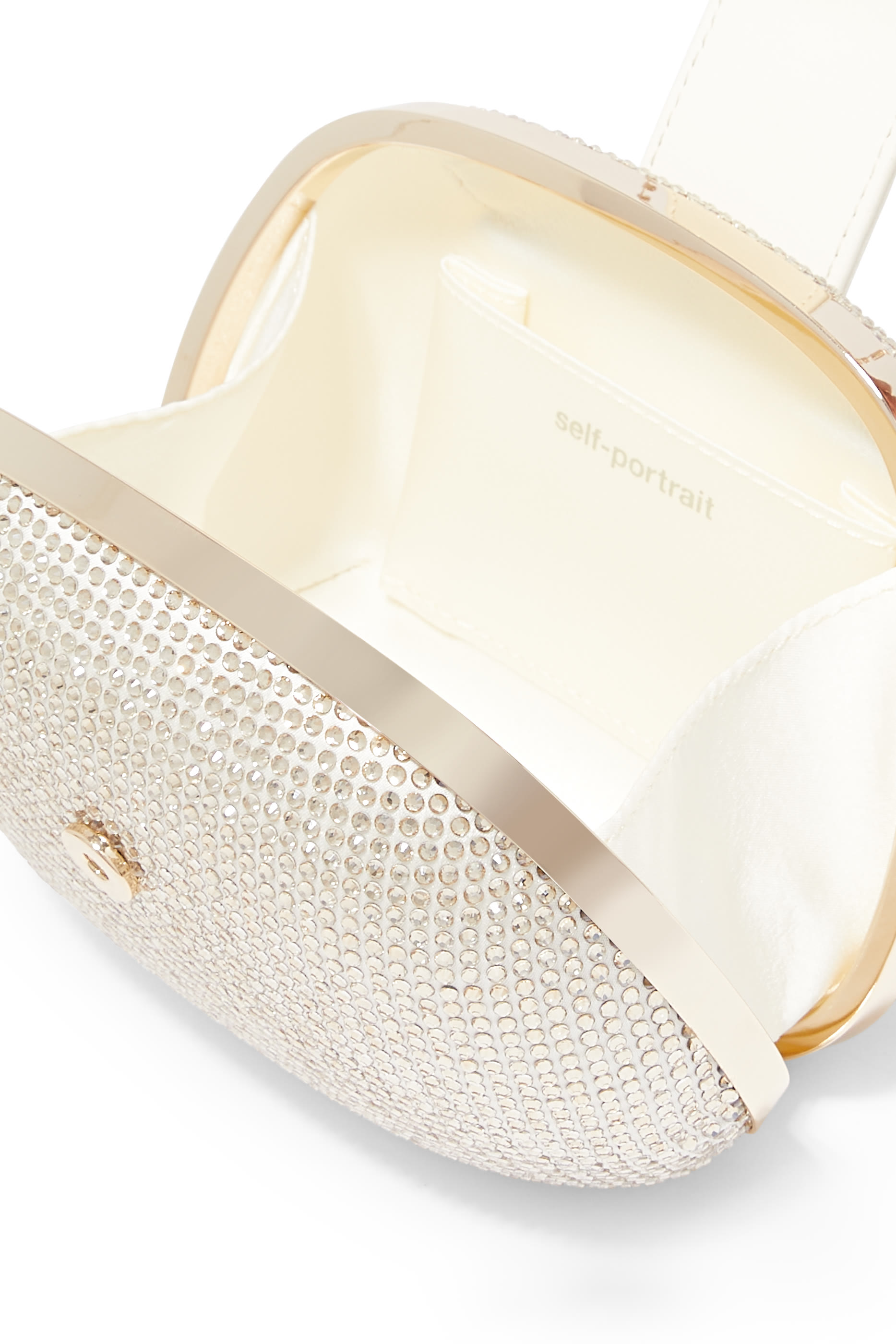 كلاتش بيد علوية وعقدة مرصعة بأحجار الراين