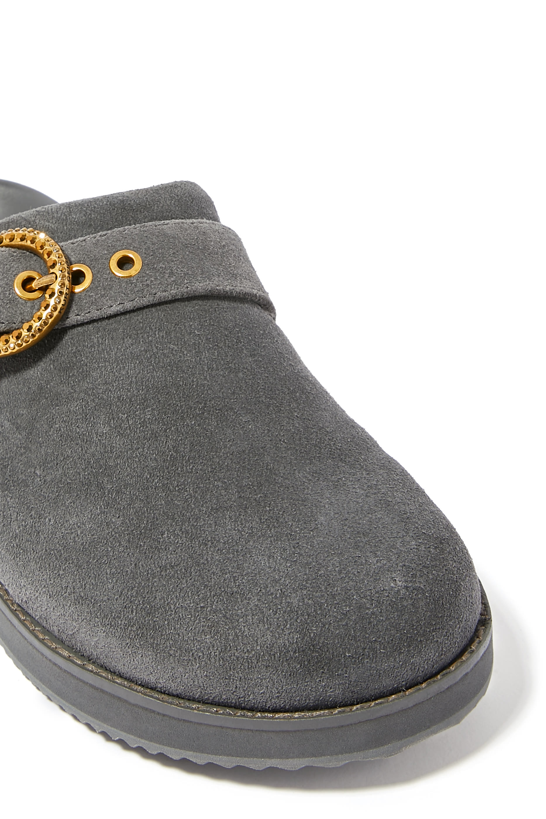 حذاء خفيف مايفير مفتوح من الخلف بكعب مسطح