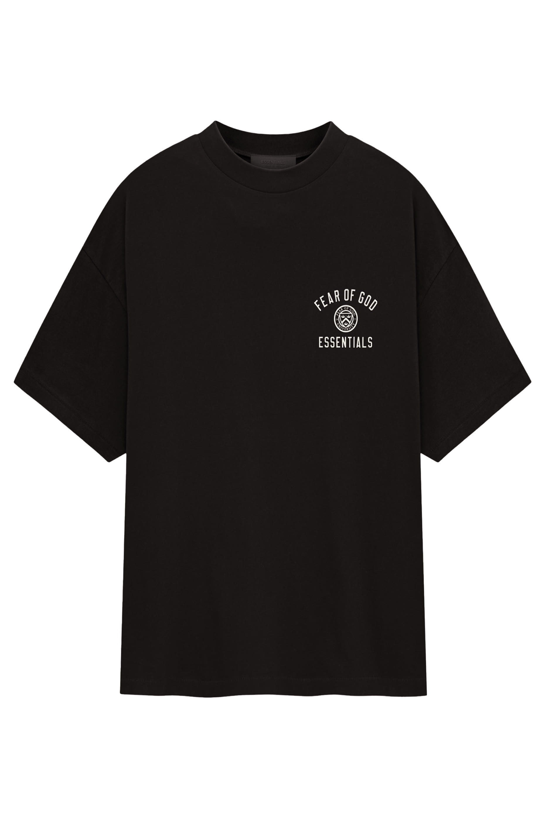 تيشيرت اسنشالز بياقة ضيقة جرسيه