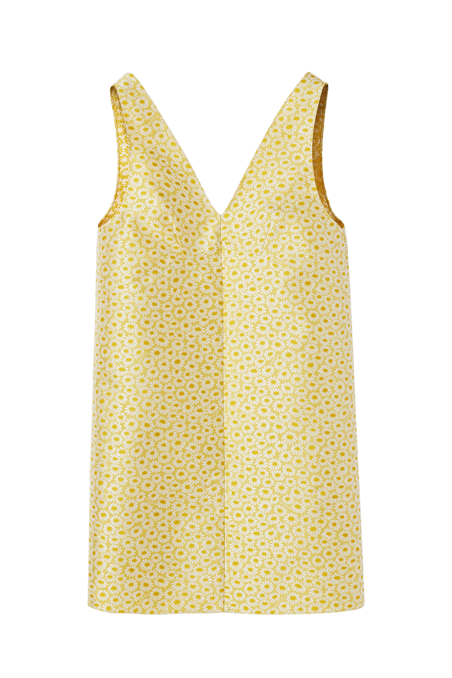 فستان بنقشة زهور جاكار مزيج حرير