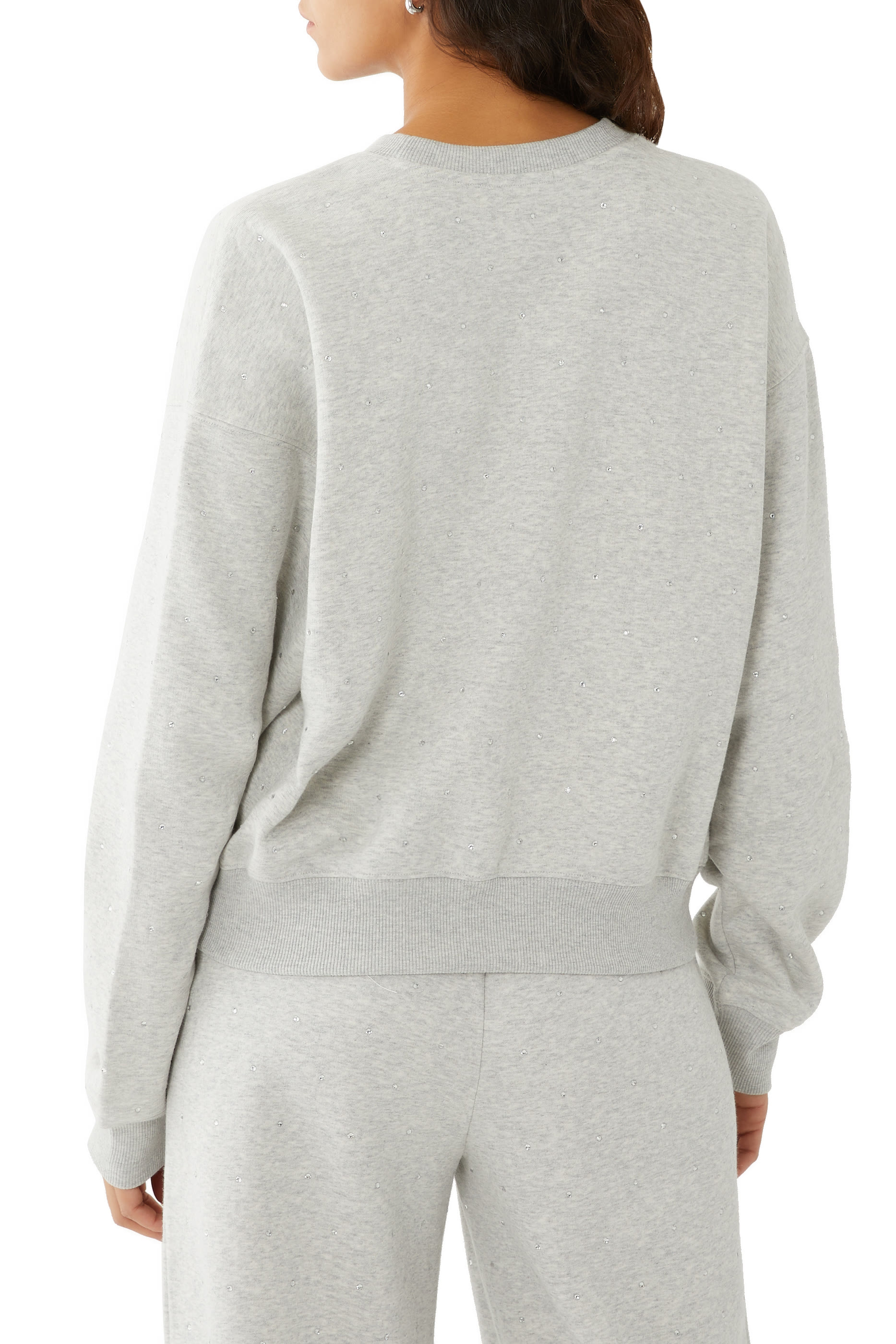 سويت شيرت مرصع بالكريستال