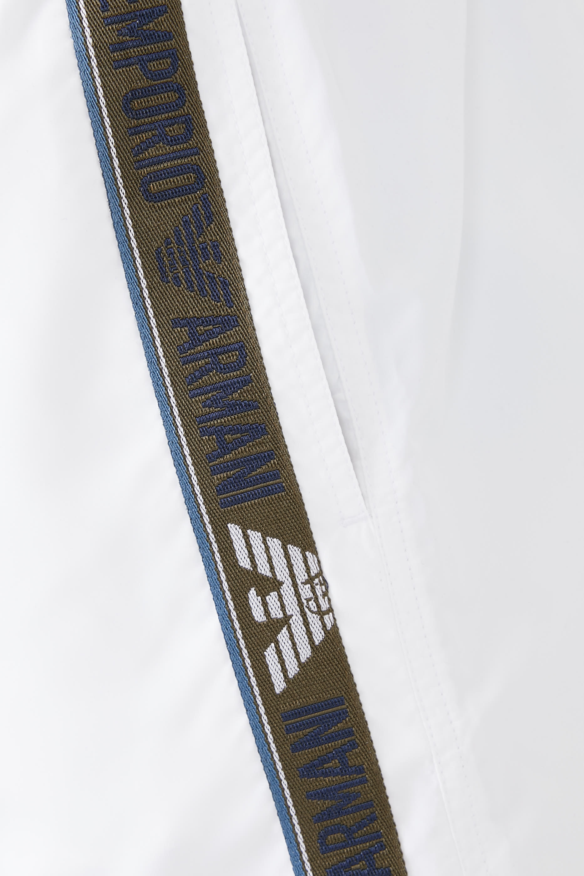 شورت سباحة بشريط شعار الماركة