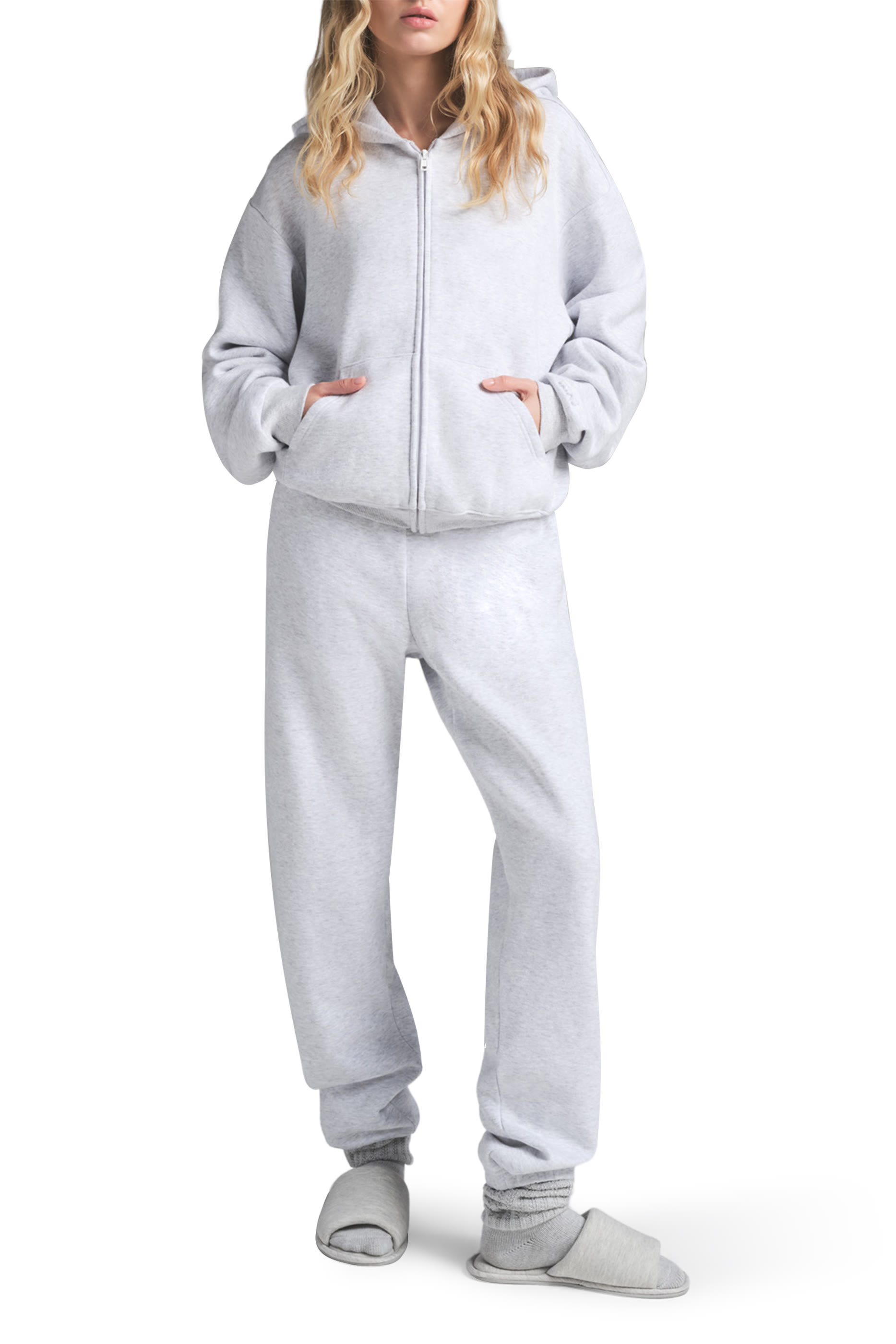 بنطال رياضي كلاسيكي صوف قطني