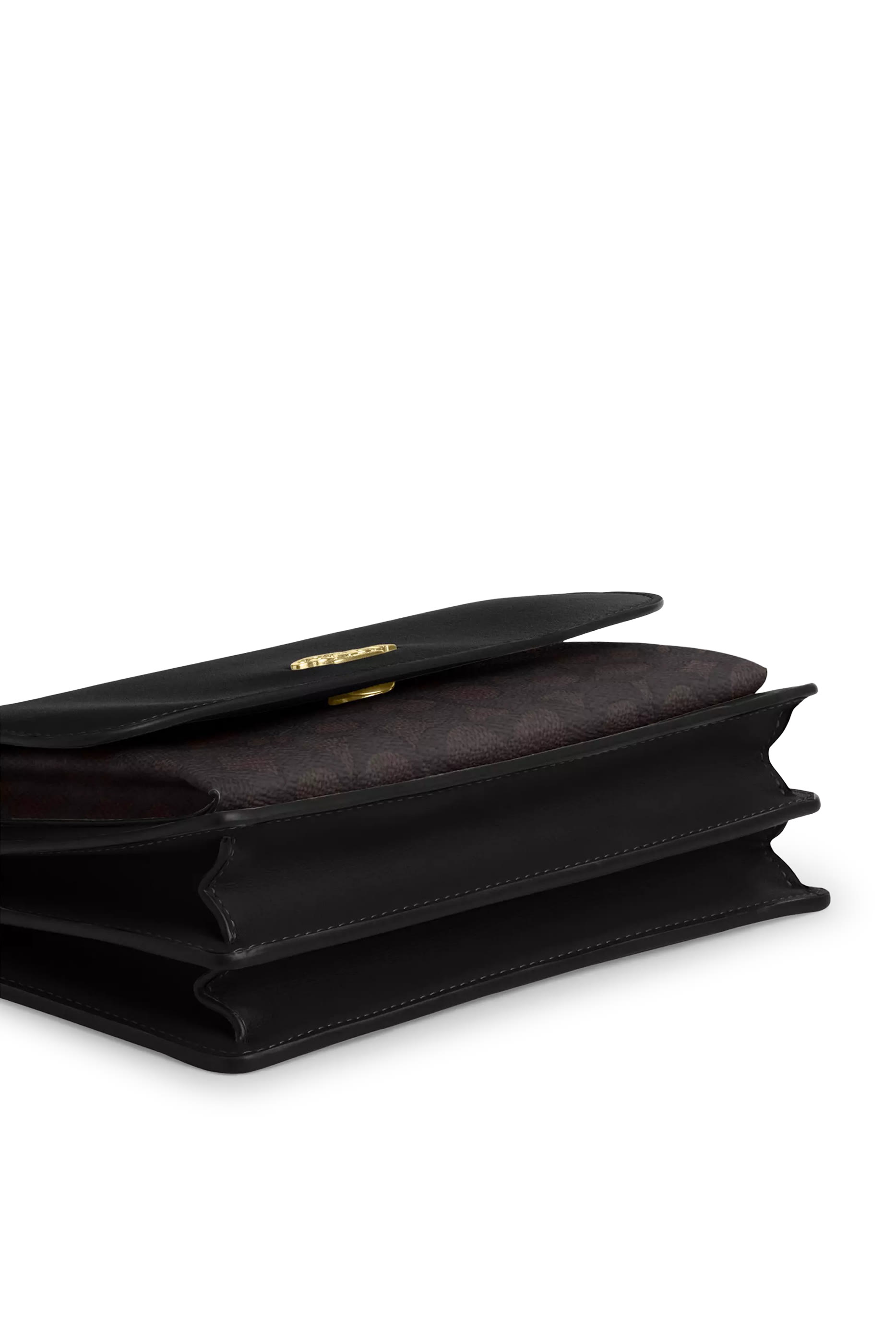 حقيبة كروس بودي كلير قماش قنب بشعار الماركة