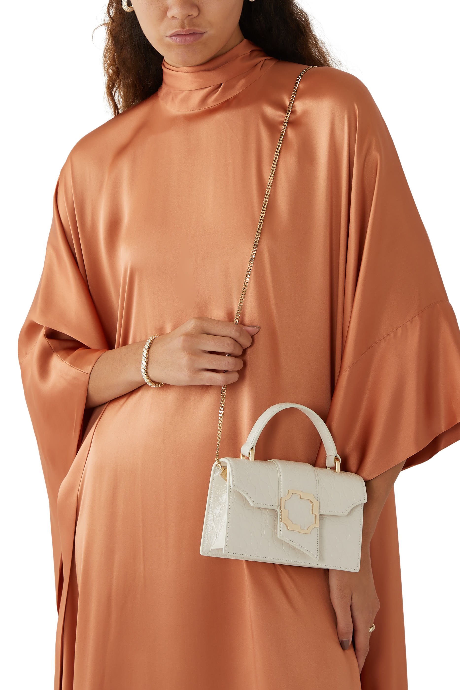 حقيبة يد أودري صغيرة جلد