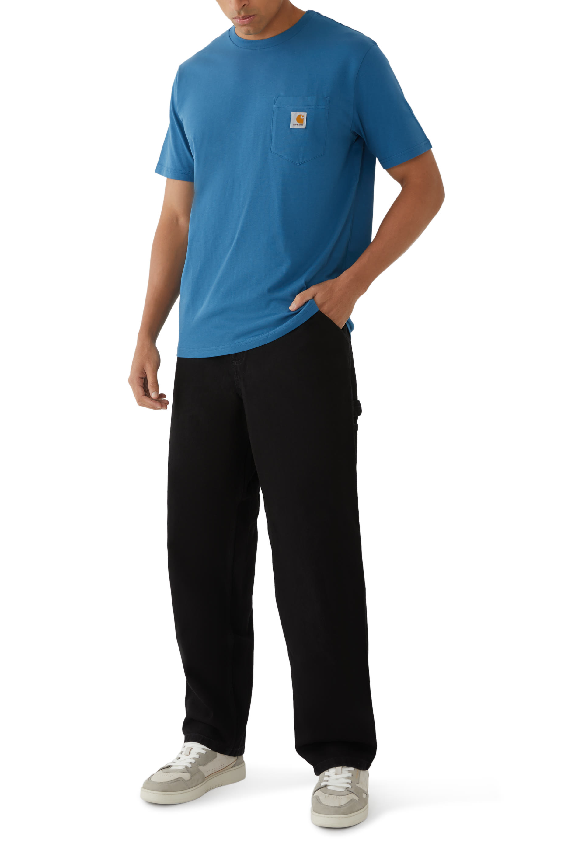 بنطال دنيم سنجل ني