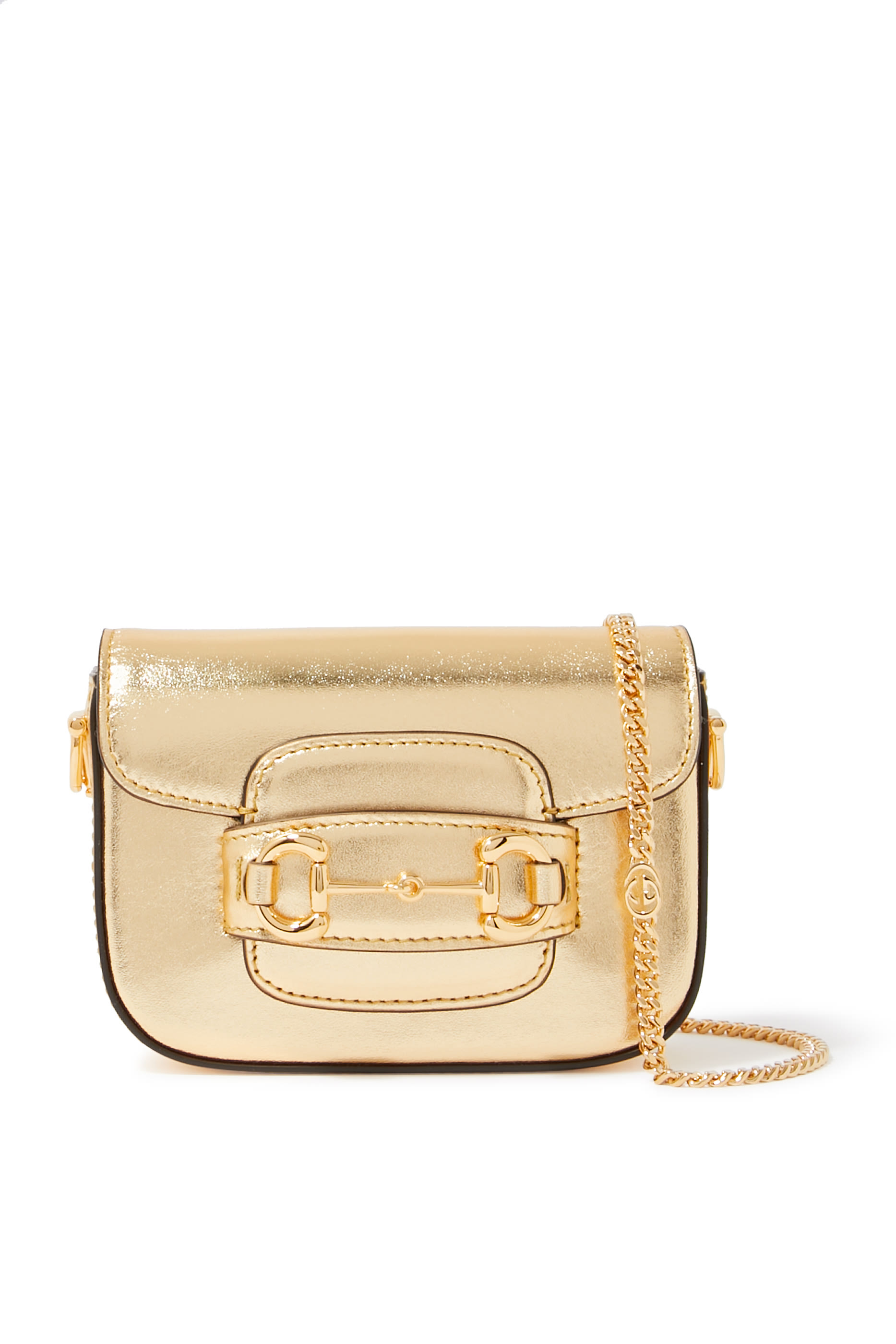 حقيبة 1955 سوبر ميني بحلية لجام الحصان