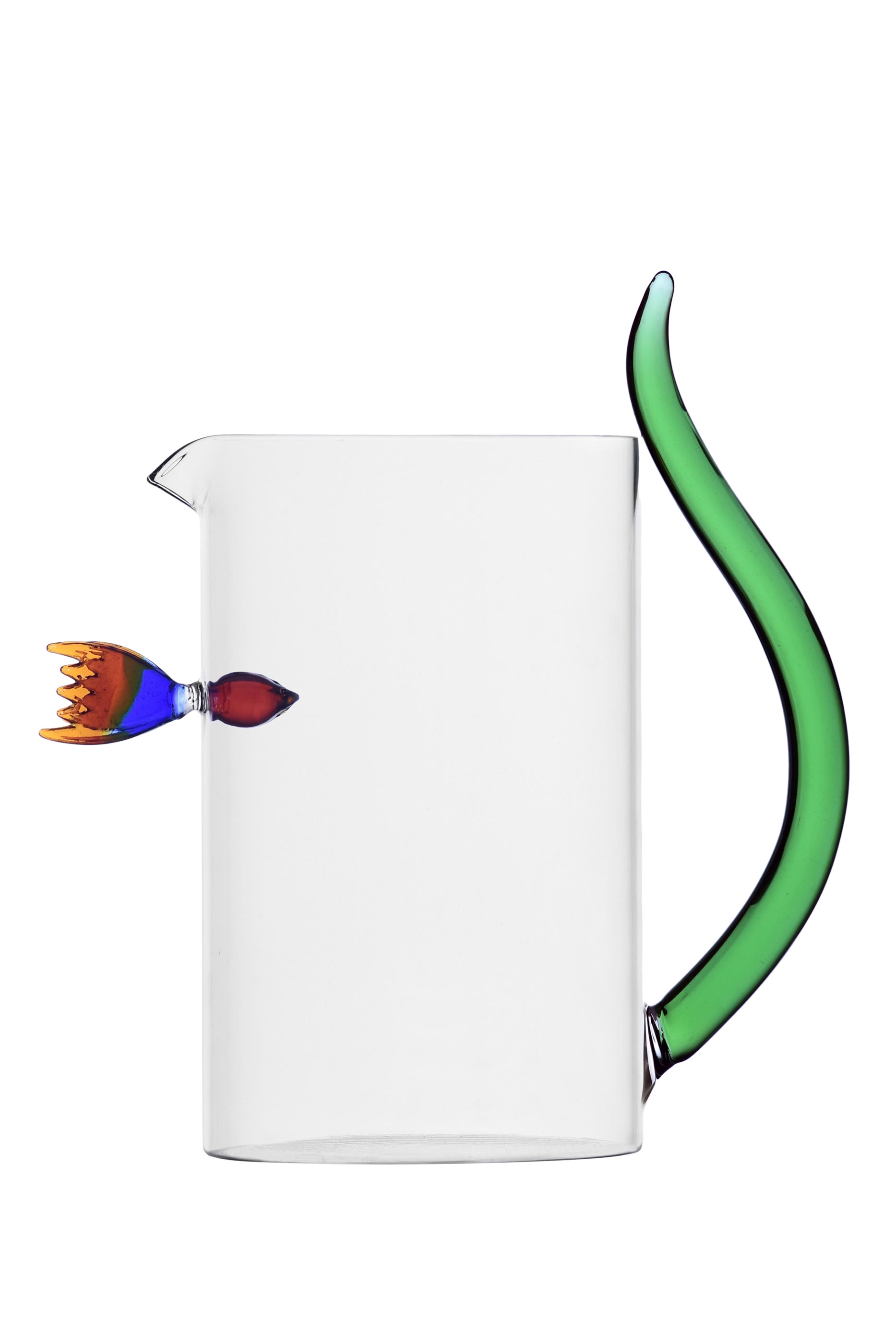 وعاء أنيمال فارم مزين بسمكة بداخله وخارجه