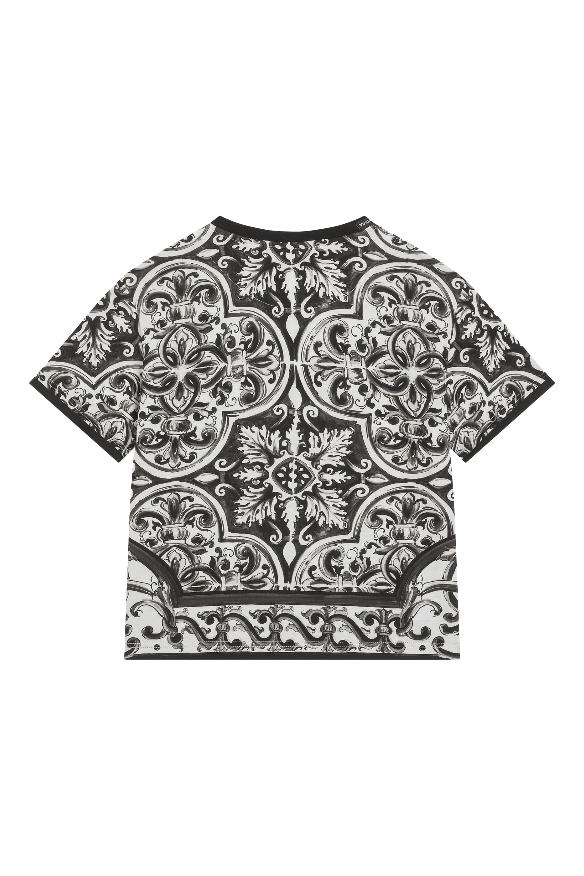 تيشيرت بنقشة مايوليكا جيرسيه للأطفال