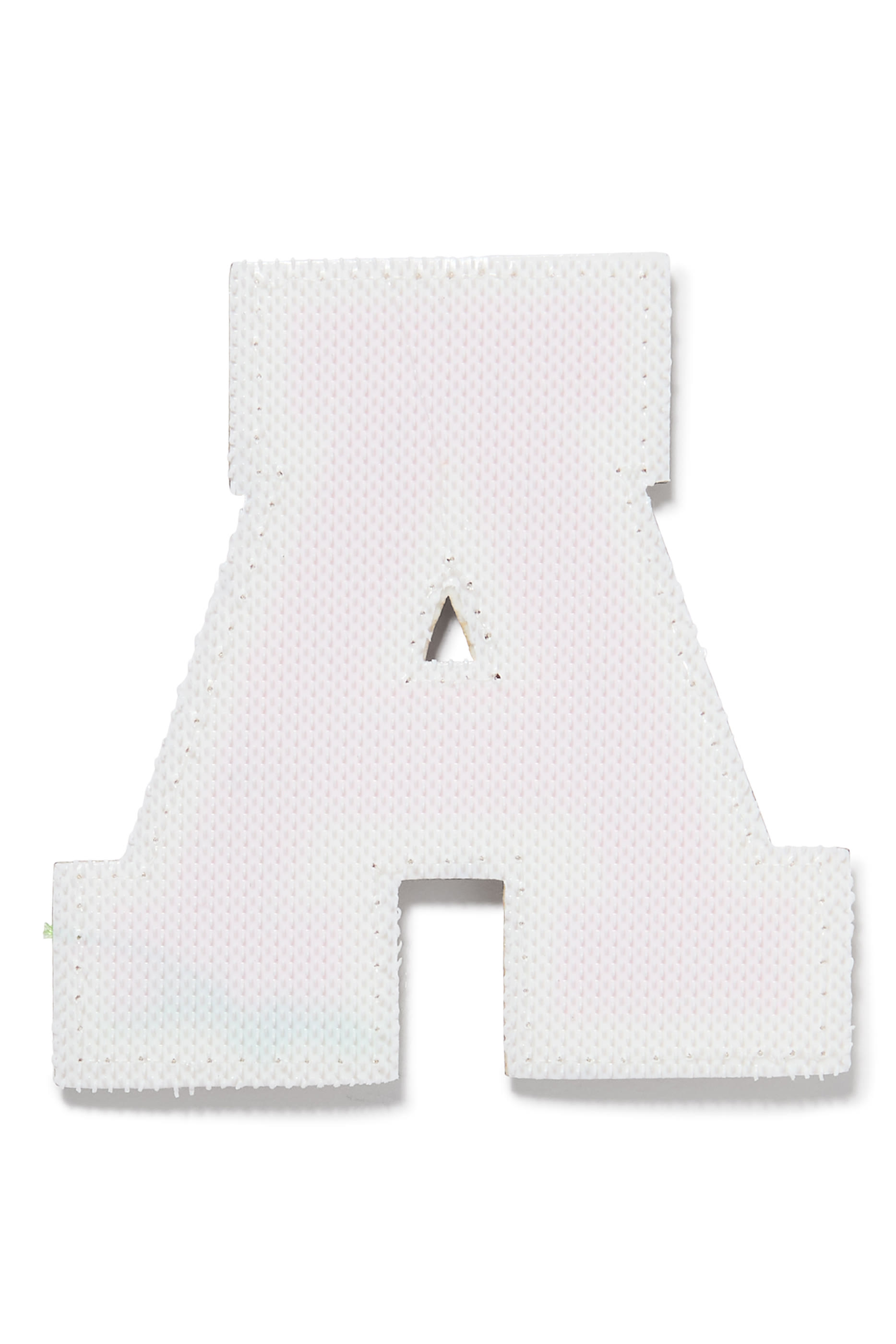 رقعة بتصميم حرف أي شينيل لامع 3 بوصة للأطفال