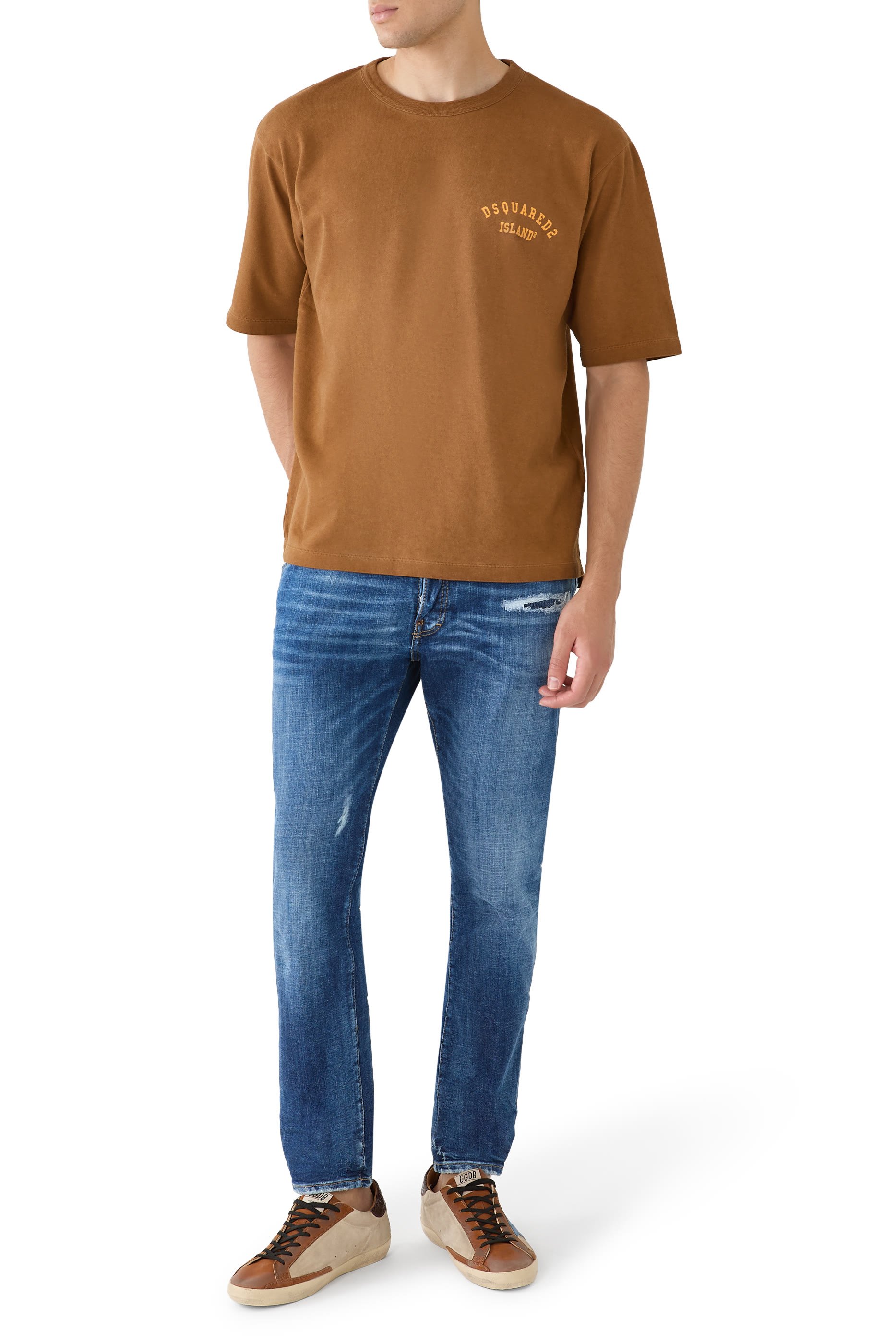 بنطال جينز سكيتر قماش ناعم