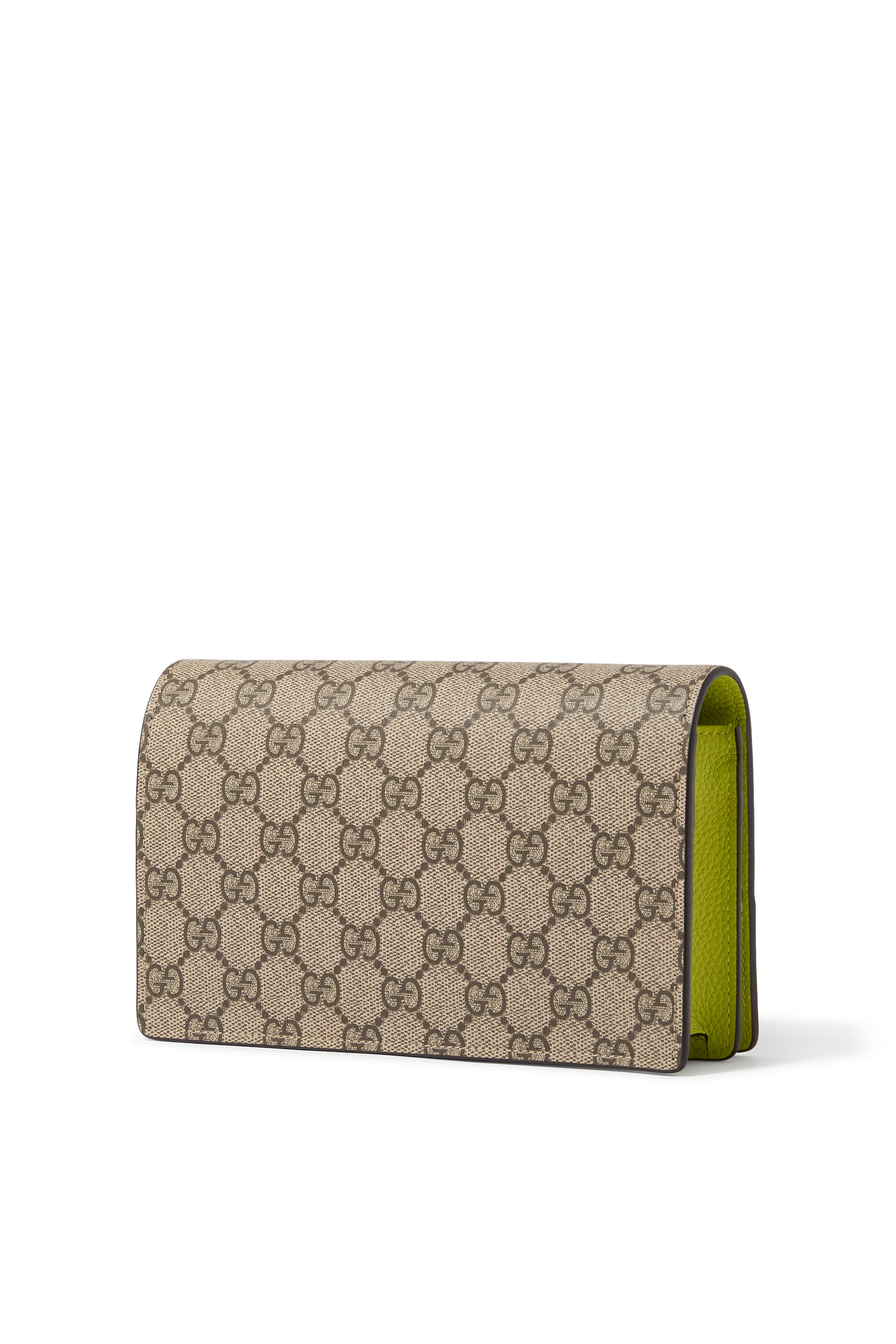 محفظة مارمونت بحرفي شعار الماركة ولونين وسلسلة