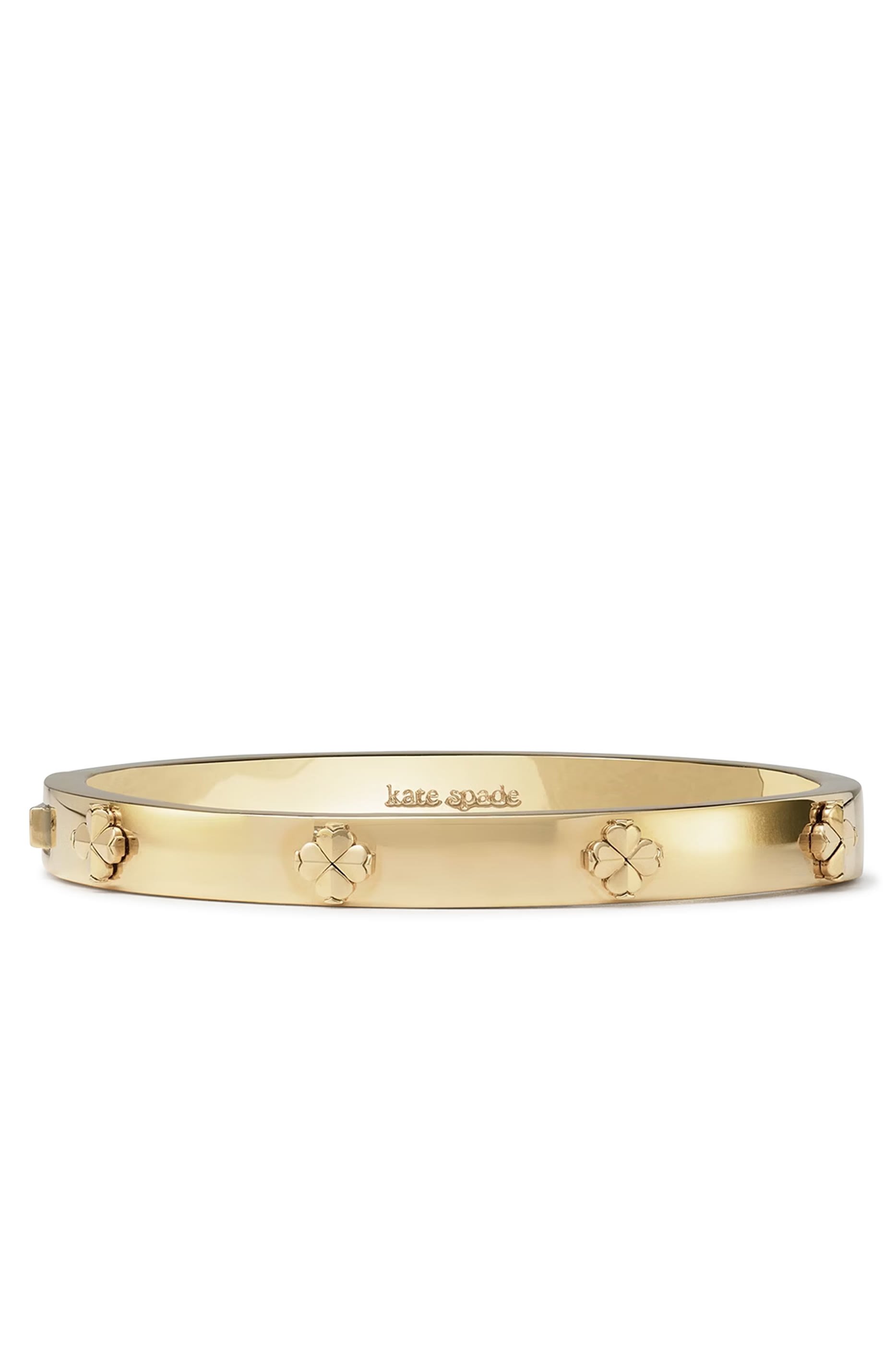 سوار بمفصلة وحلي بتصميم زهور بالشكل البستوني