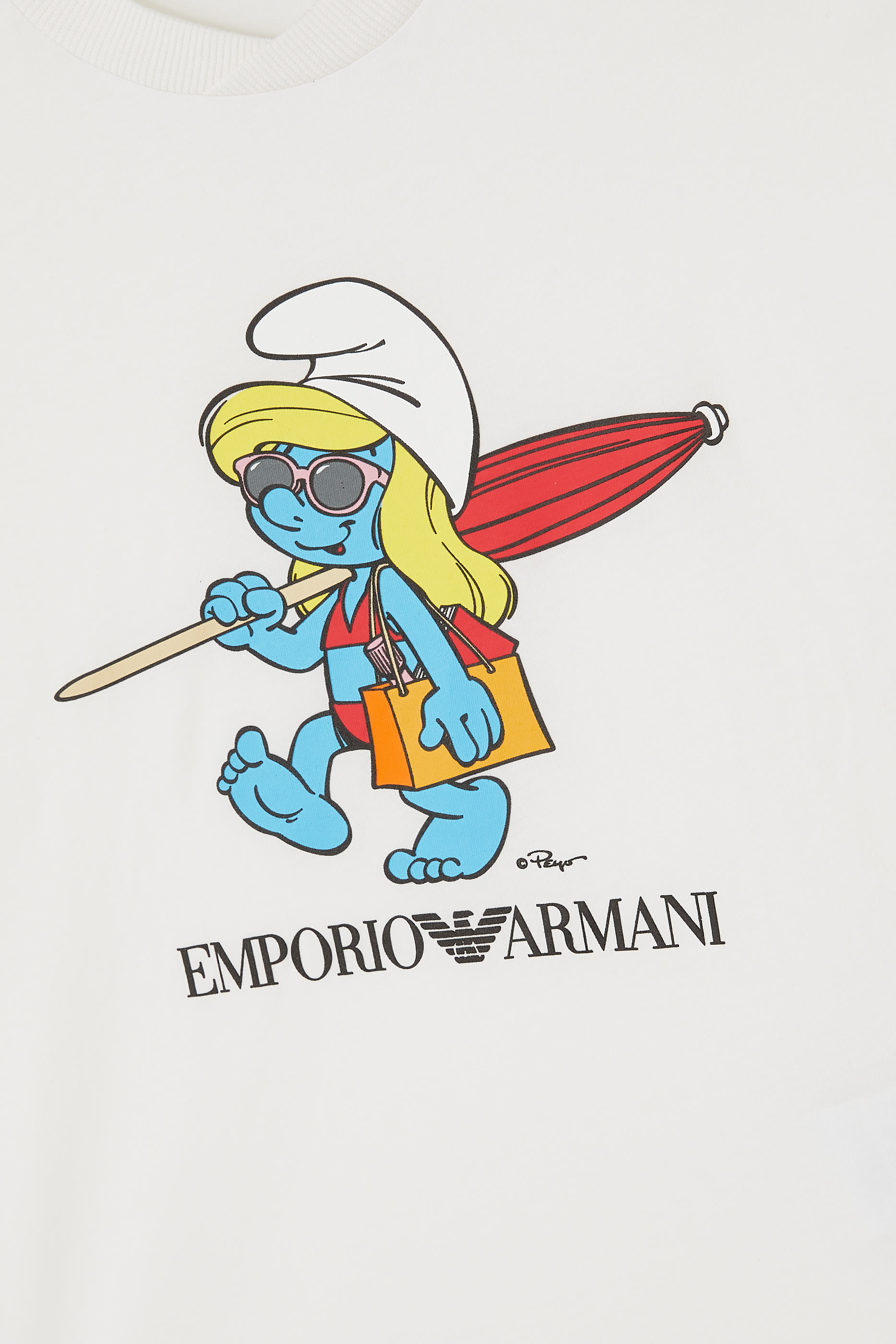 تيشيرت بطبعة سنفور للأطفال