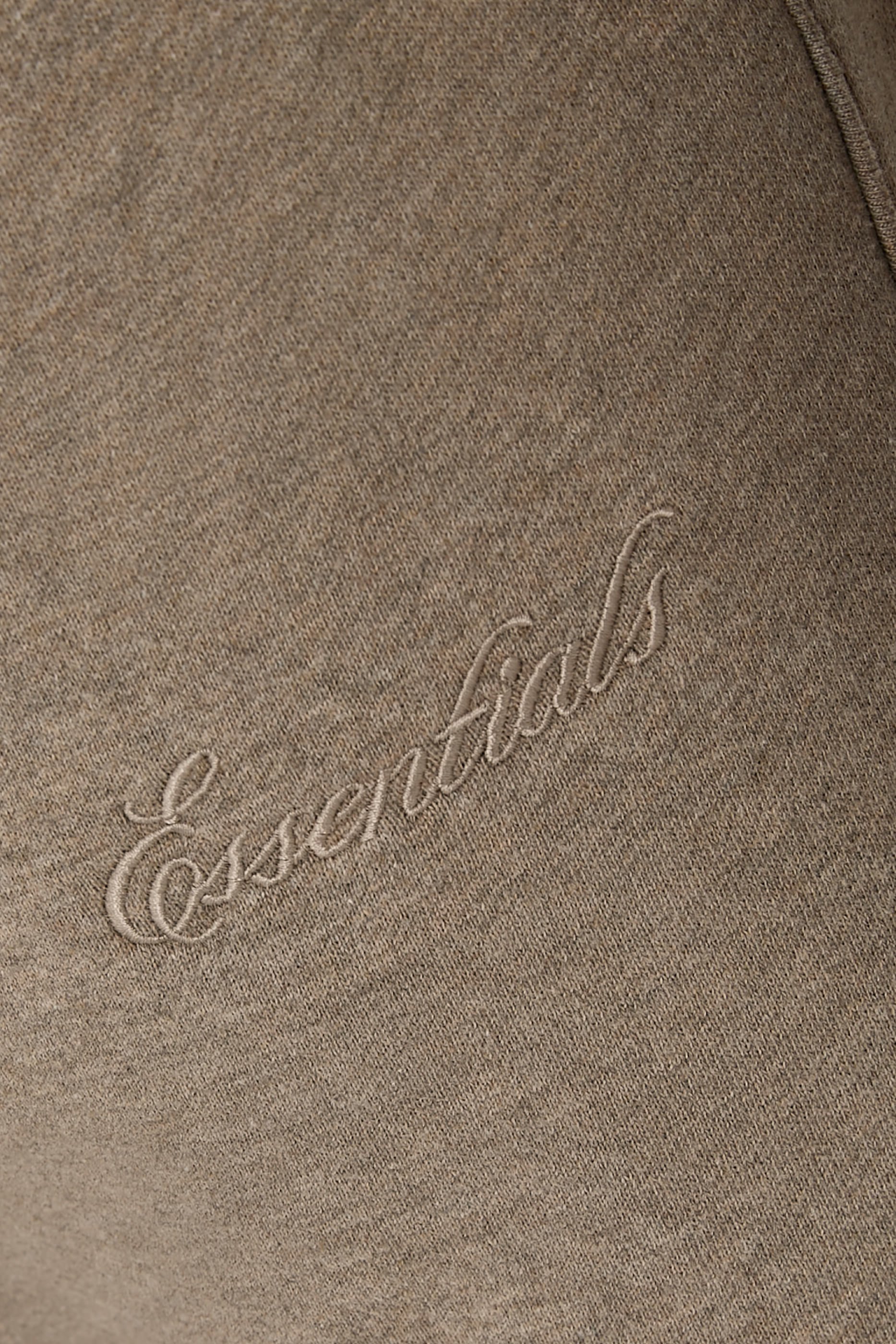 بنطال رياضي بقصة مريحة بحواف بارزة صوف