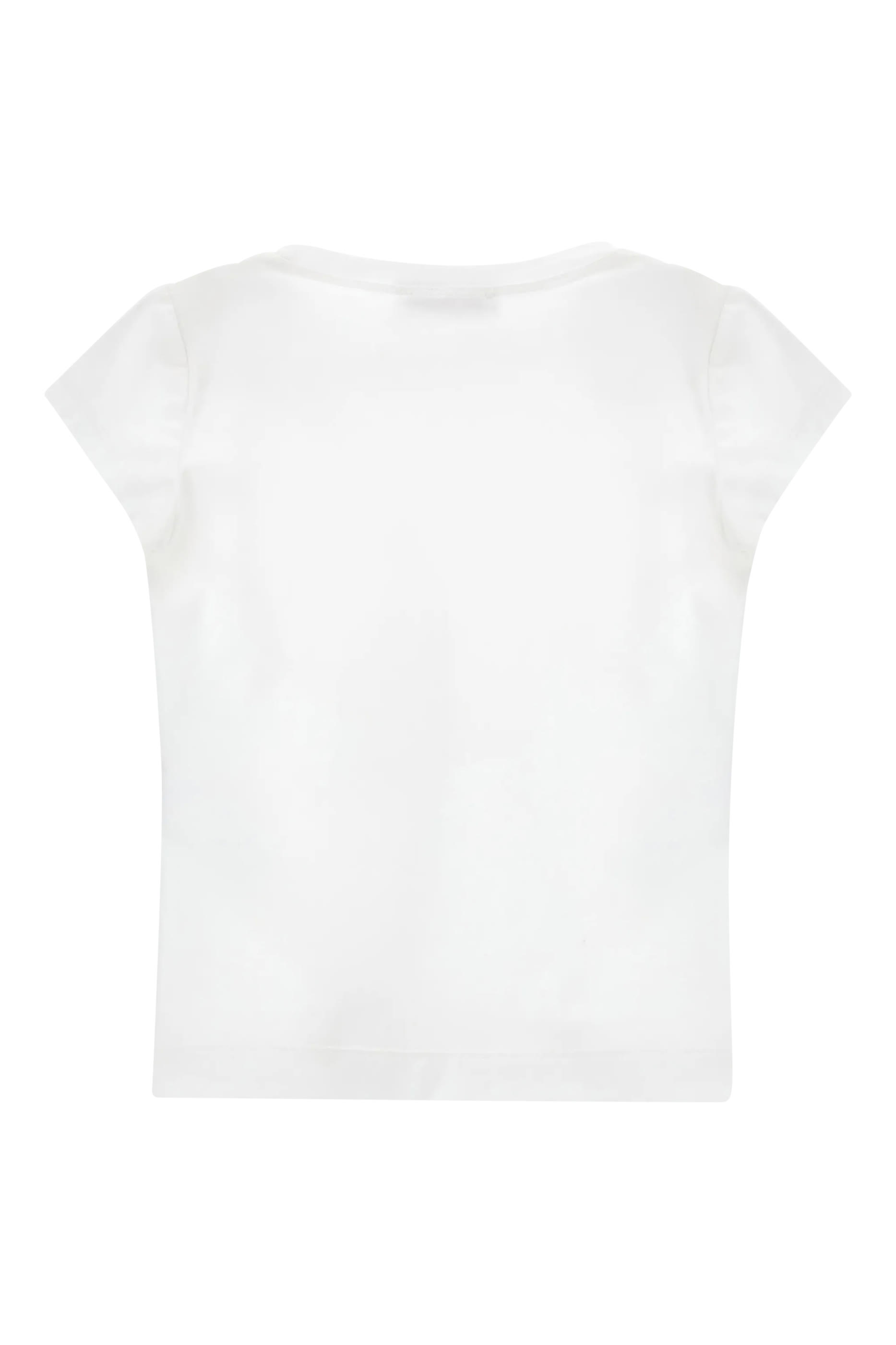 تيشيرت بنقشة زهور مزيج قطن للأطفال