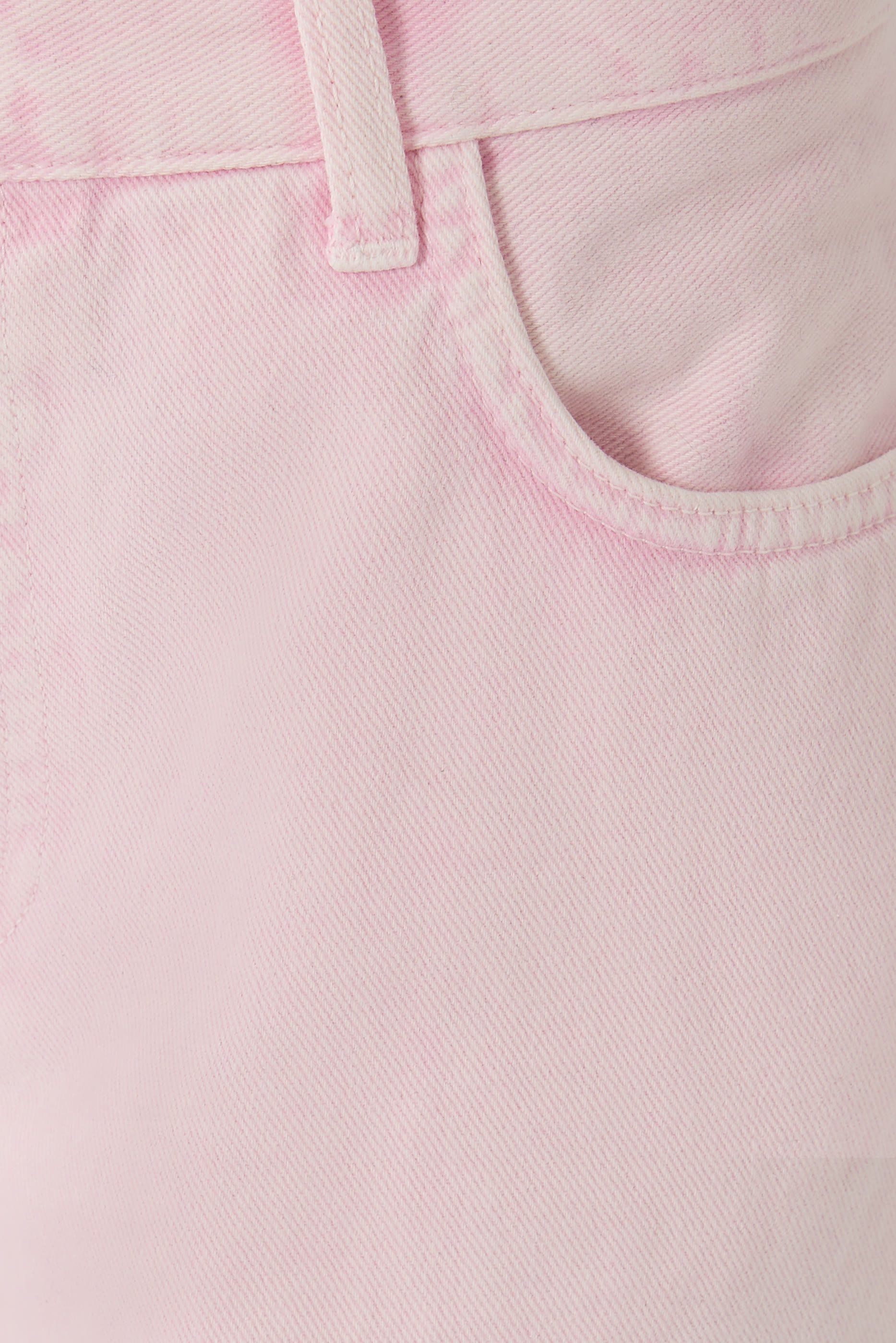 بنطال جينز فضفاض بخصر منخفض