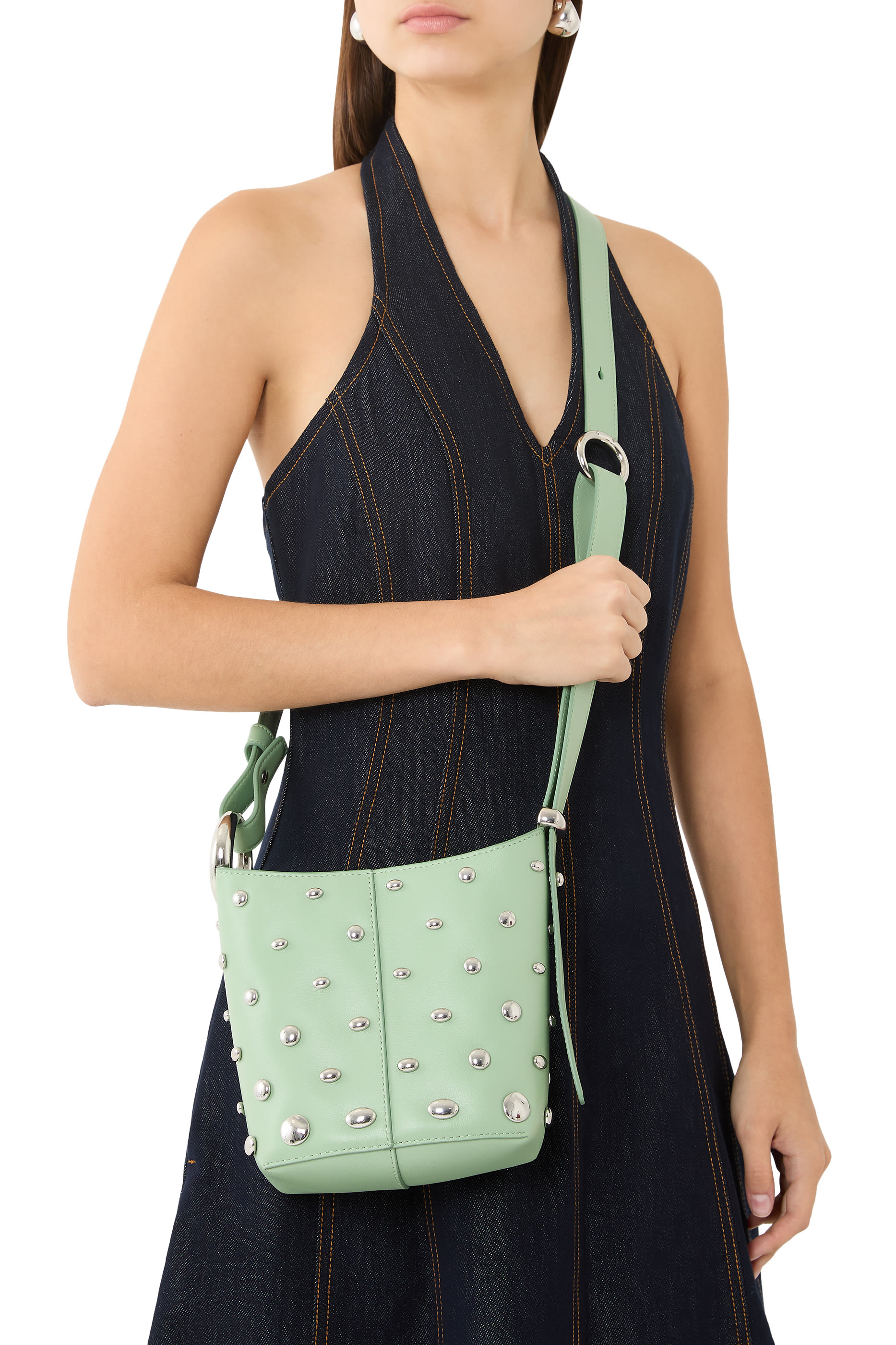 حقيبة باكيت هالو صغيرة بحلي