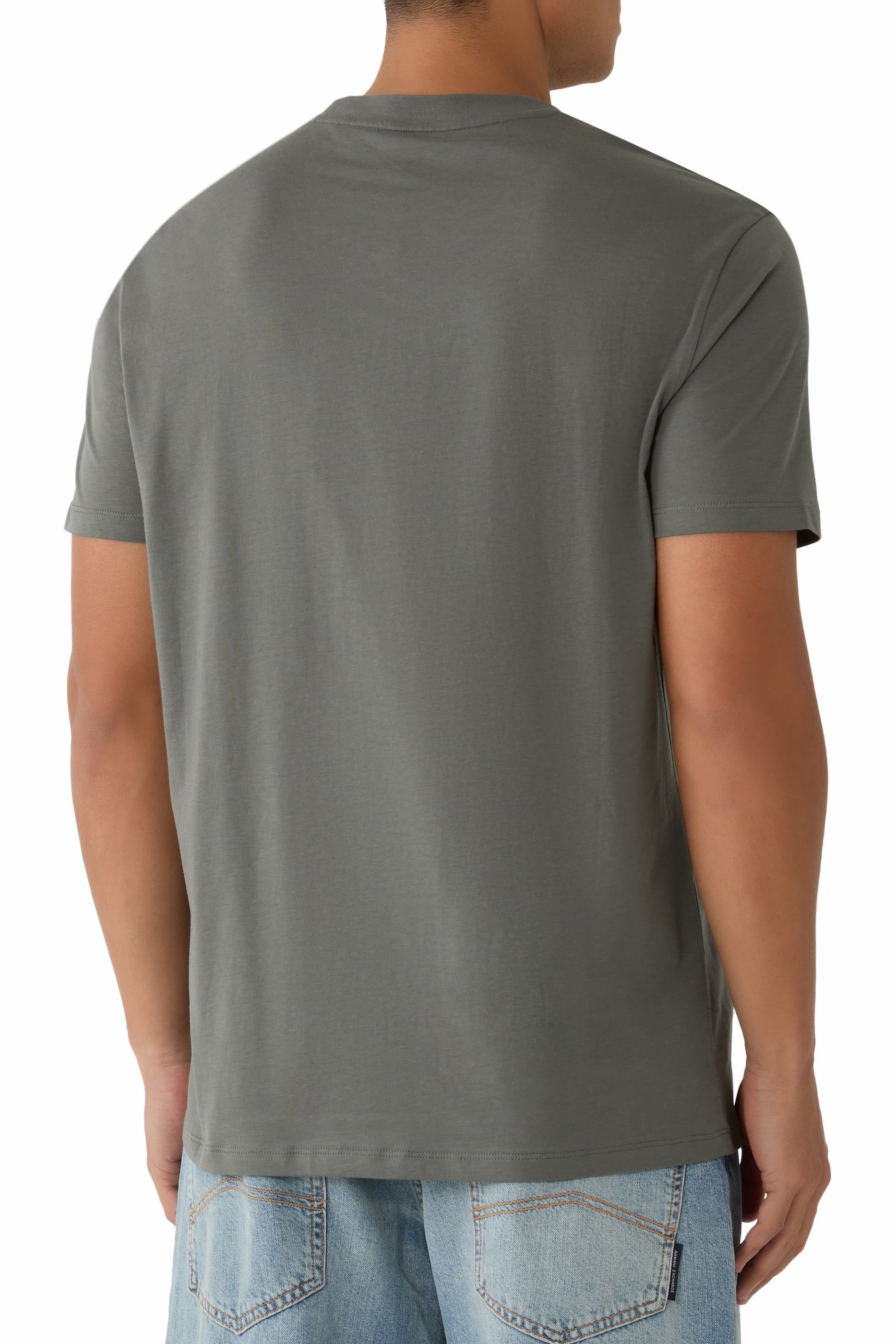 تيشيرت بشعار الماركة قطن جيرسيه 