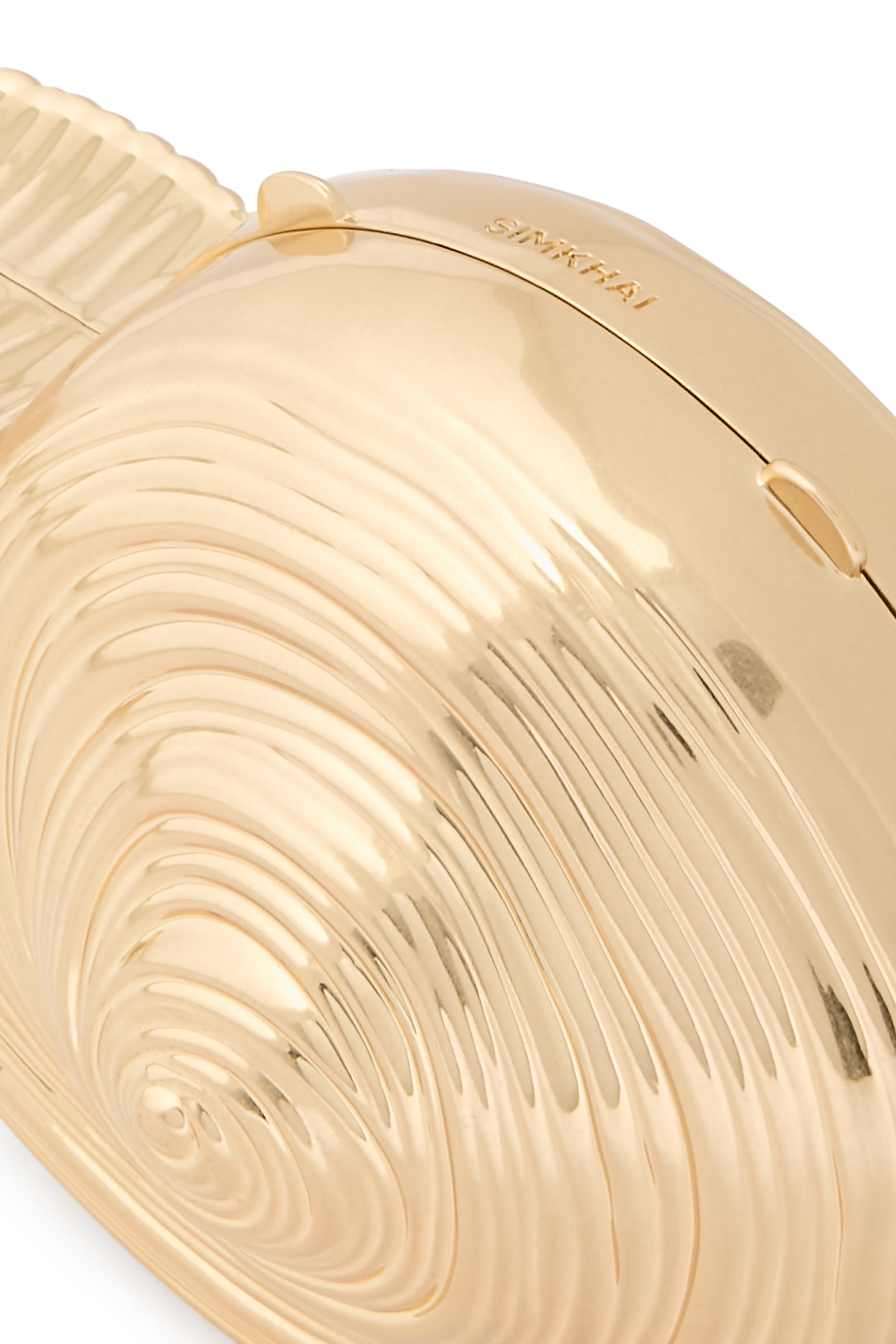 Marion Metal Shell Clutch Bag