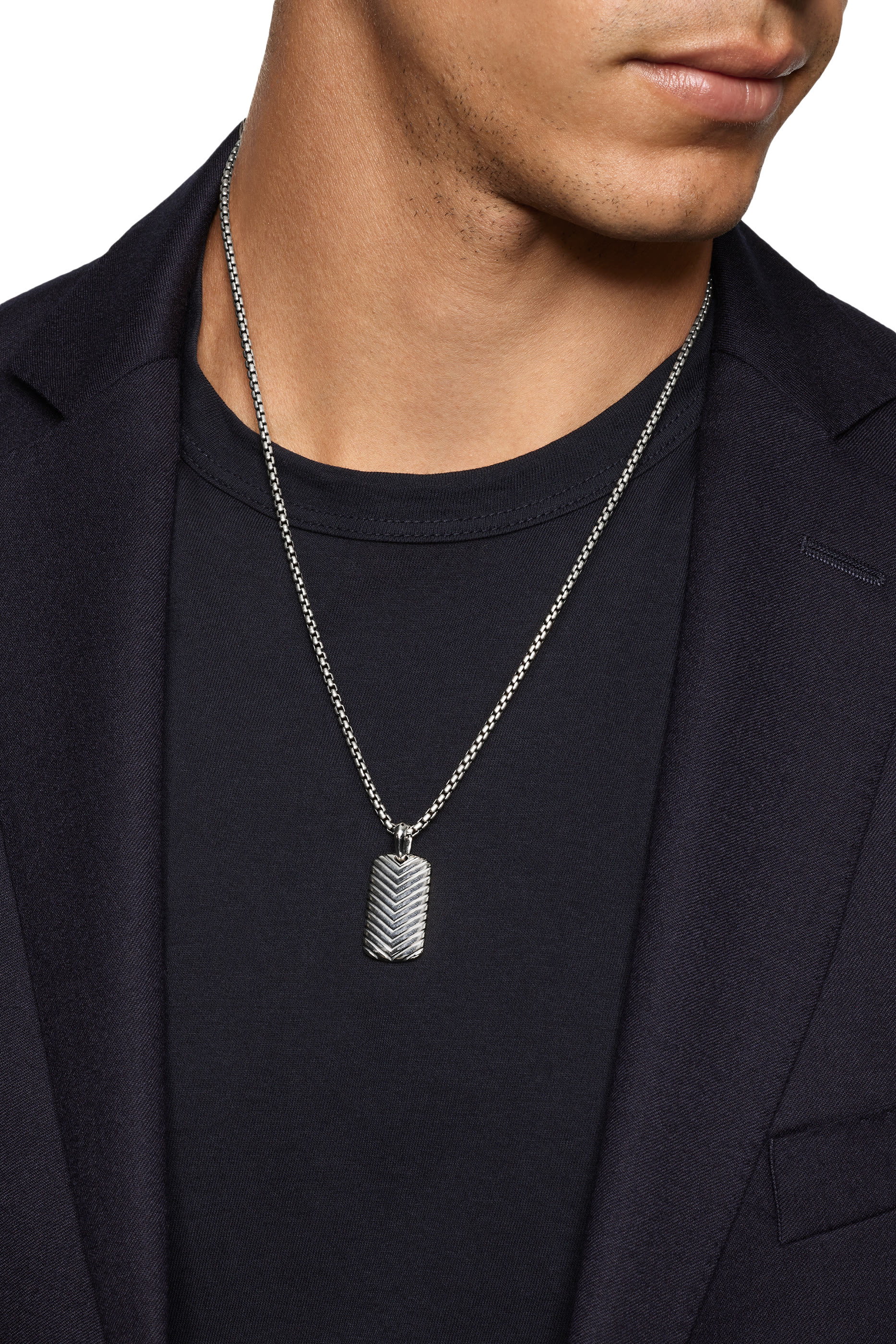 دلاية بنقشة شيفرون، فضة استرلينية