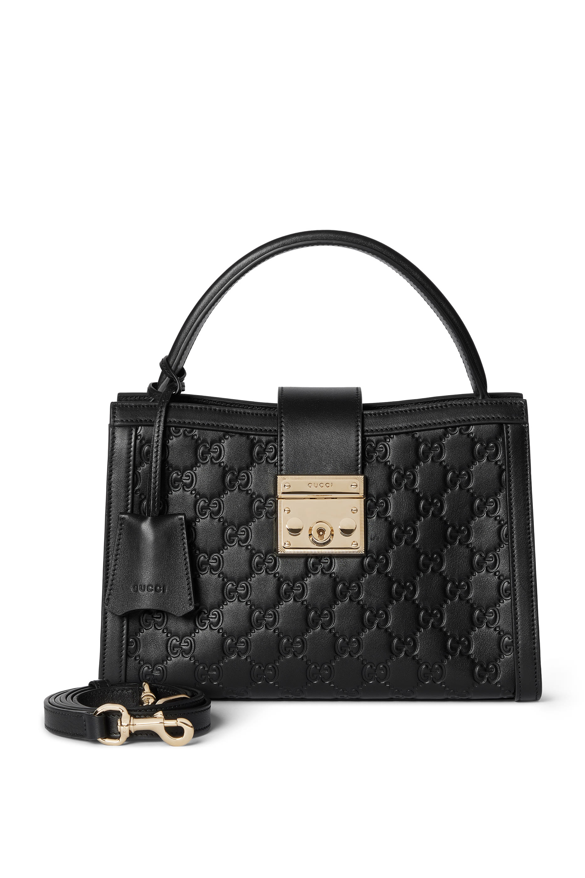 حقيبة متوسطة بيد علوية وقفل