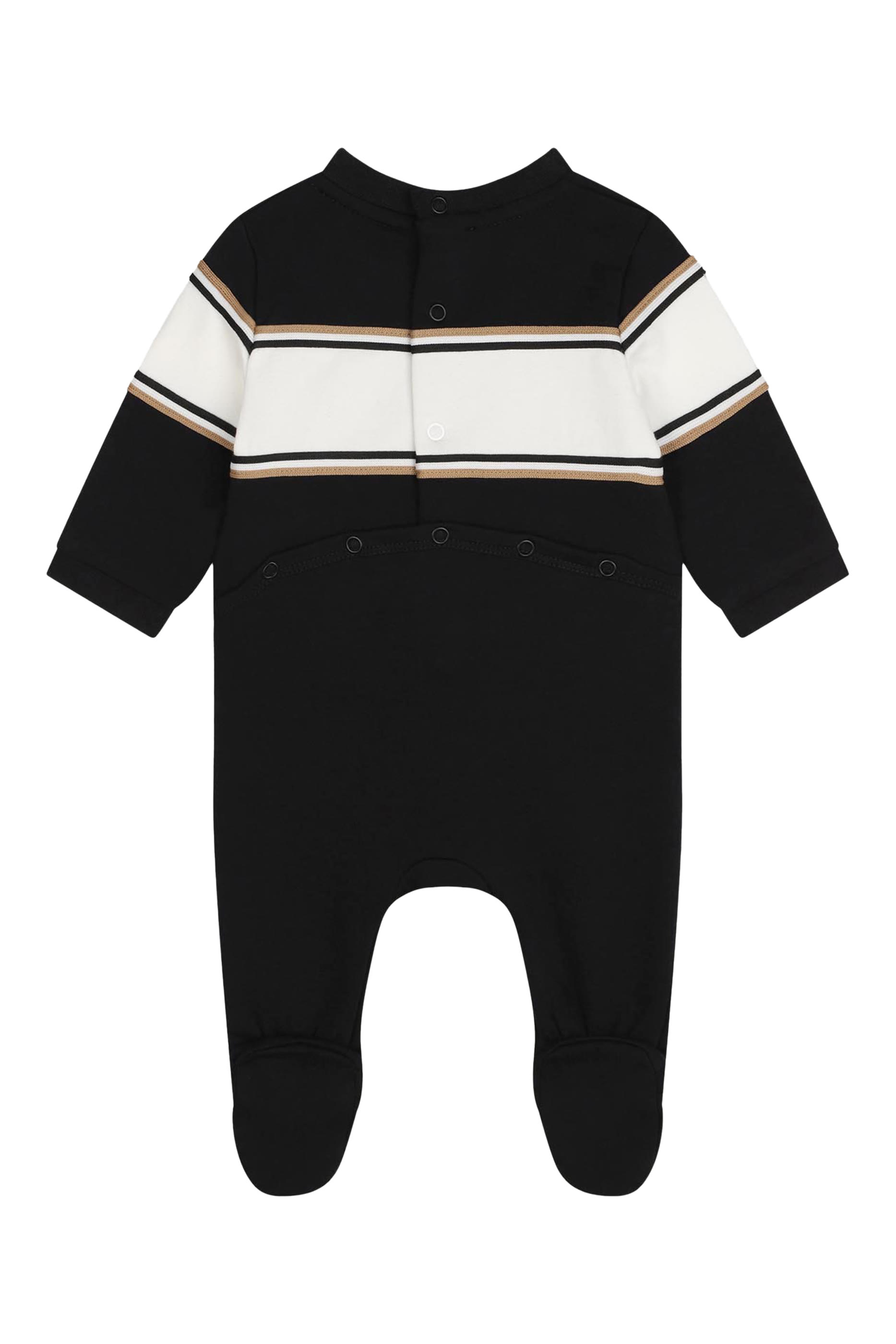 طقم لباس قطعة واحدة ومريلة للأطفال