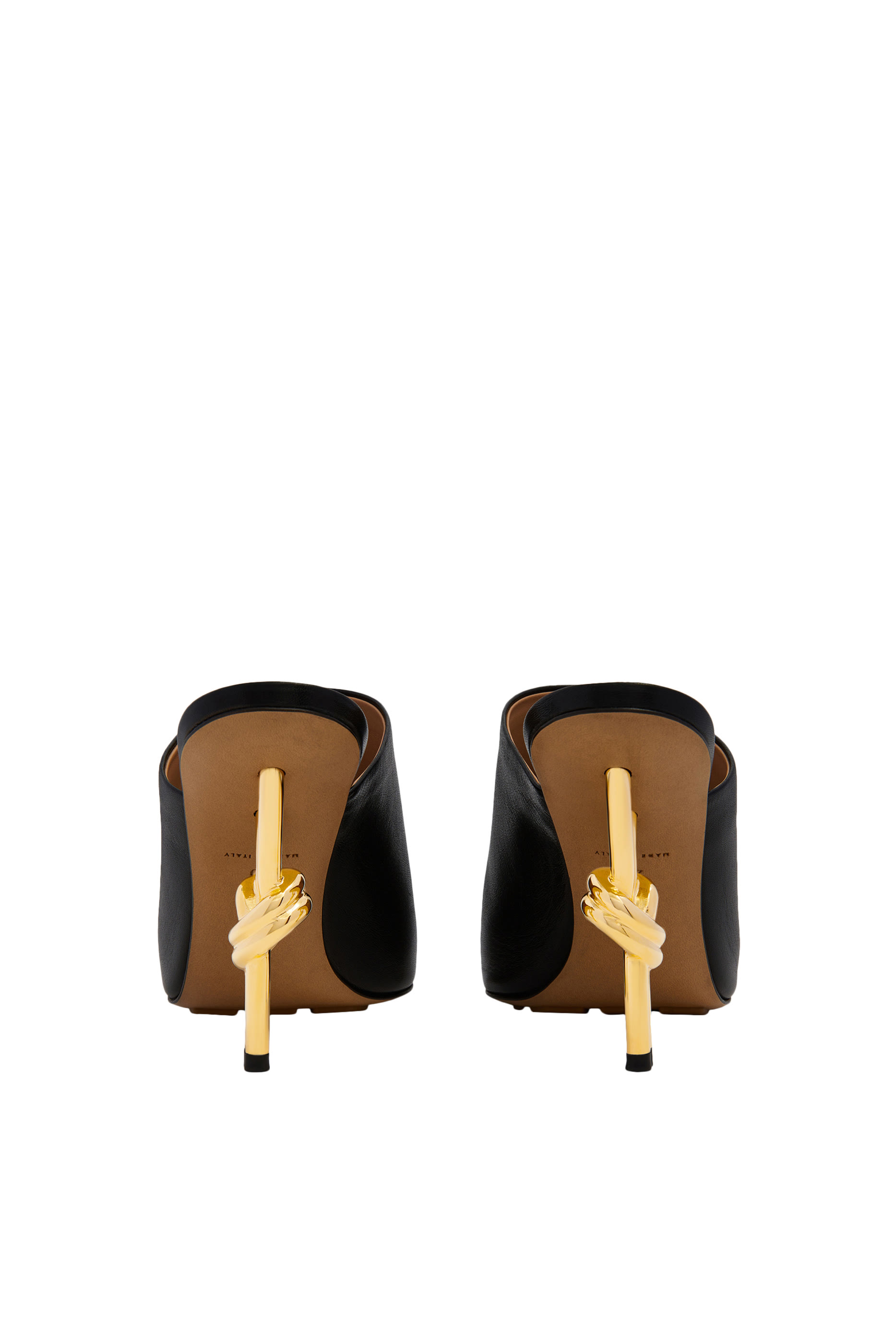 حذاء مفتوح من الخلف 90 مزين بعقدة 