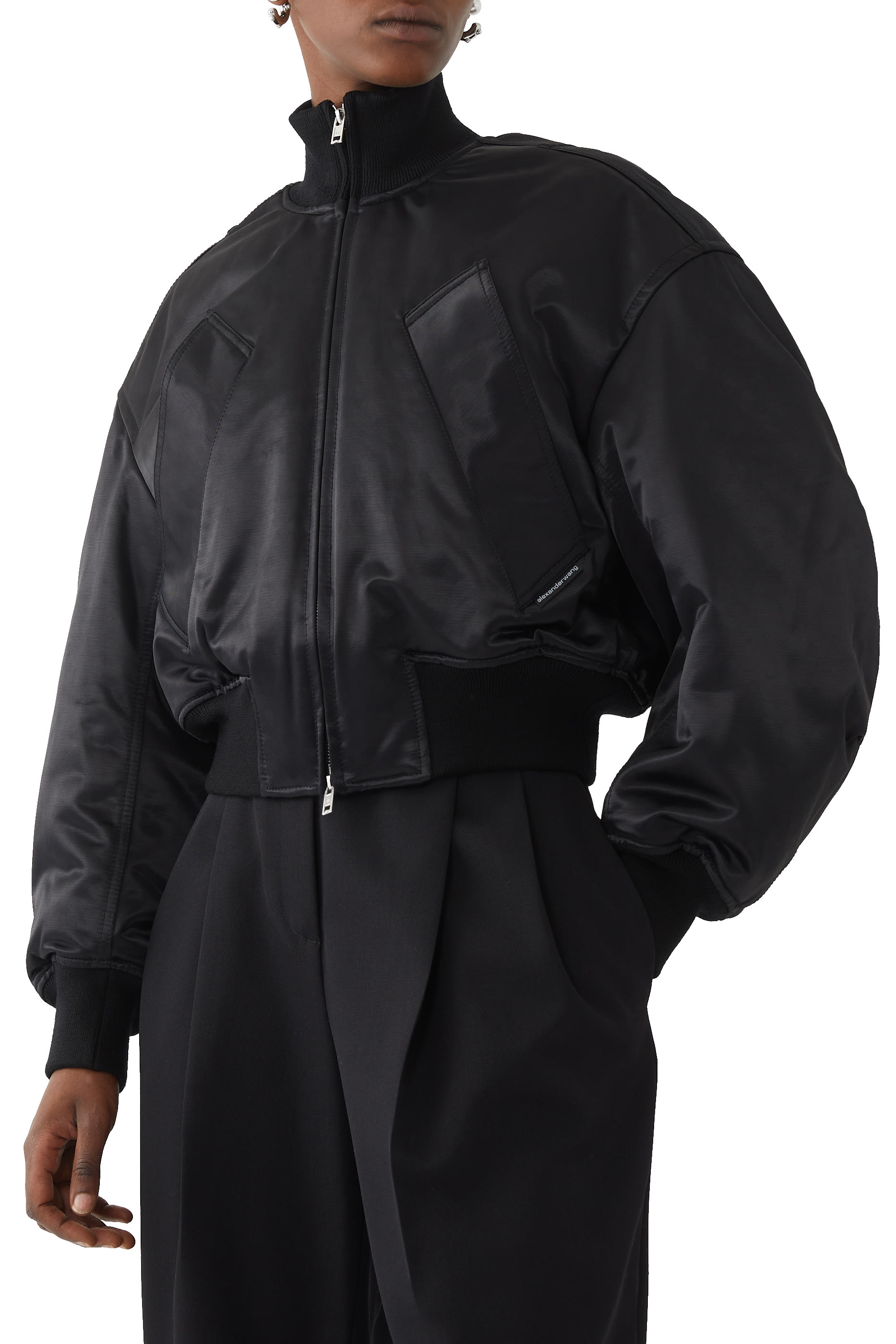 جاكيت بومبر ساتين