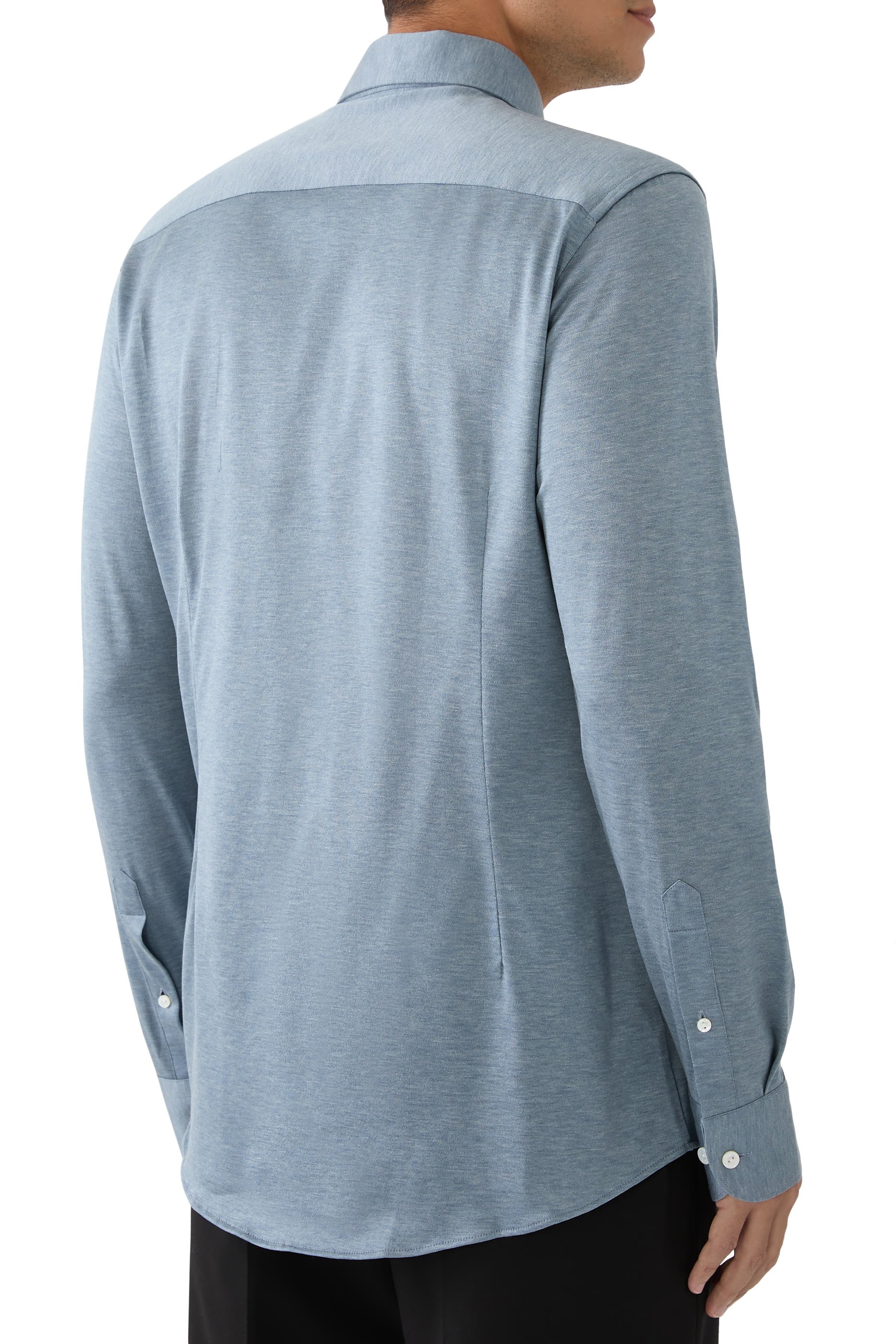 قميص منسوج فيلو دي سكوتيا منسوج جاكار