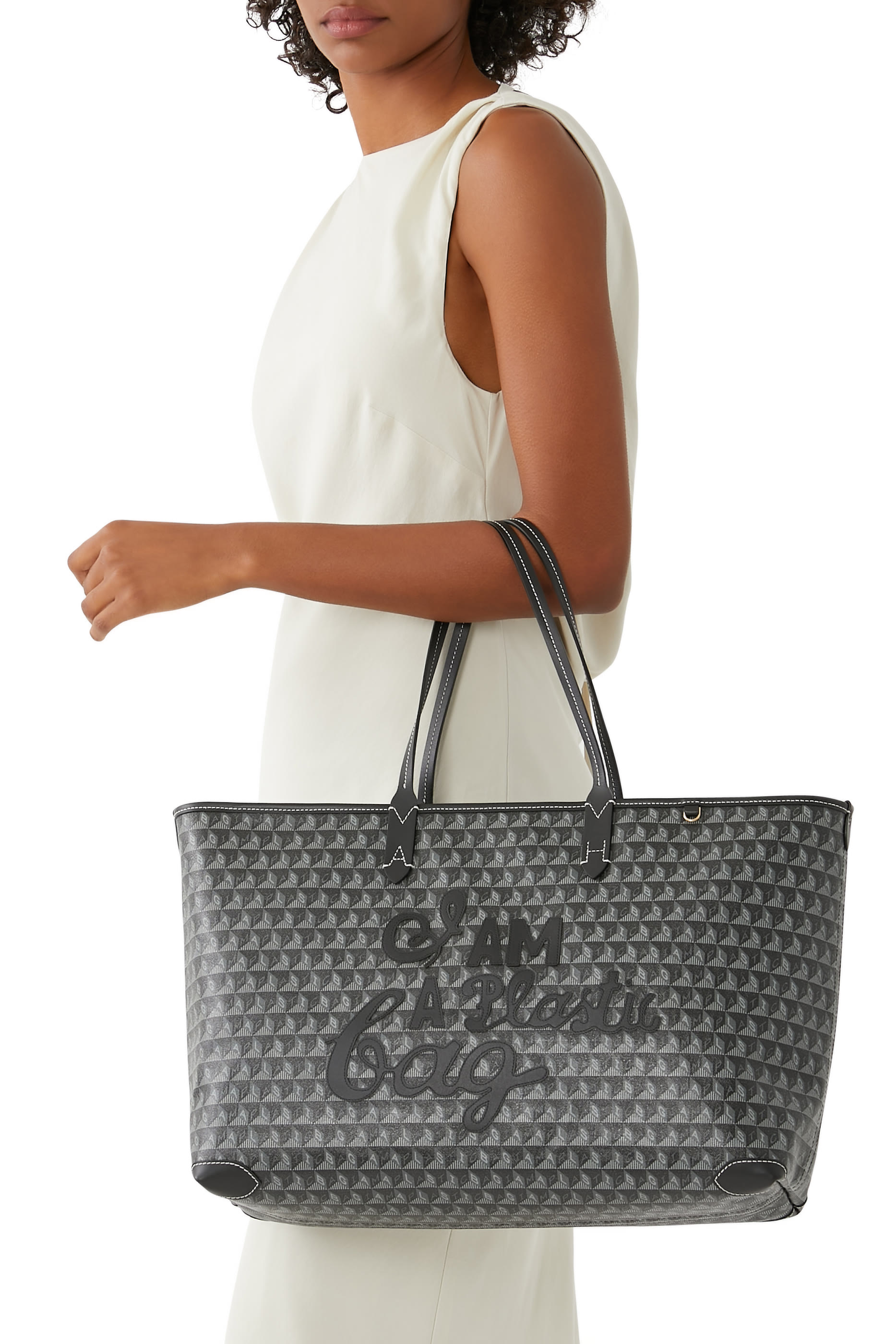 حقيبة يد اي ام ايه بلاستيك باج بسحاب