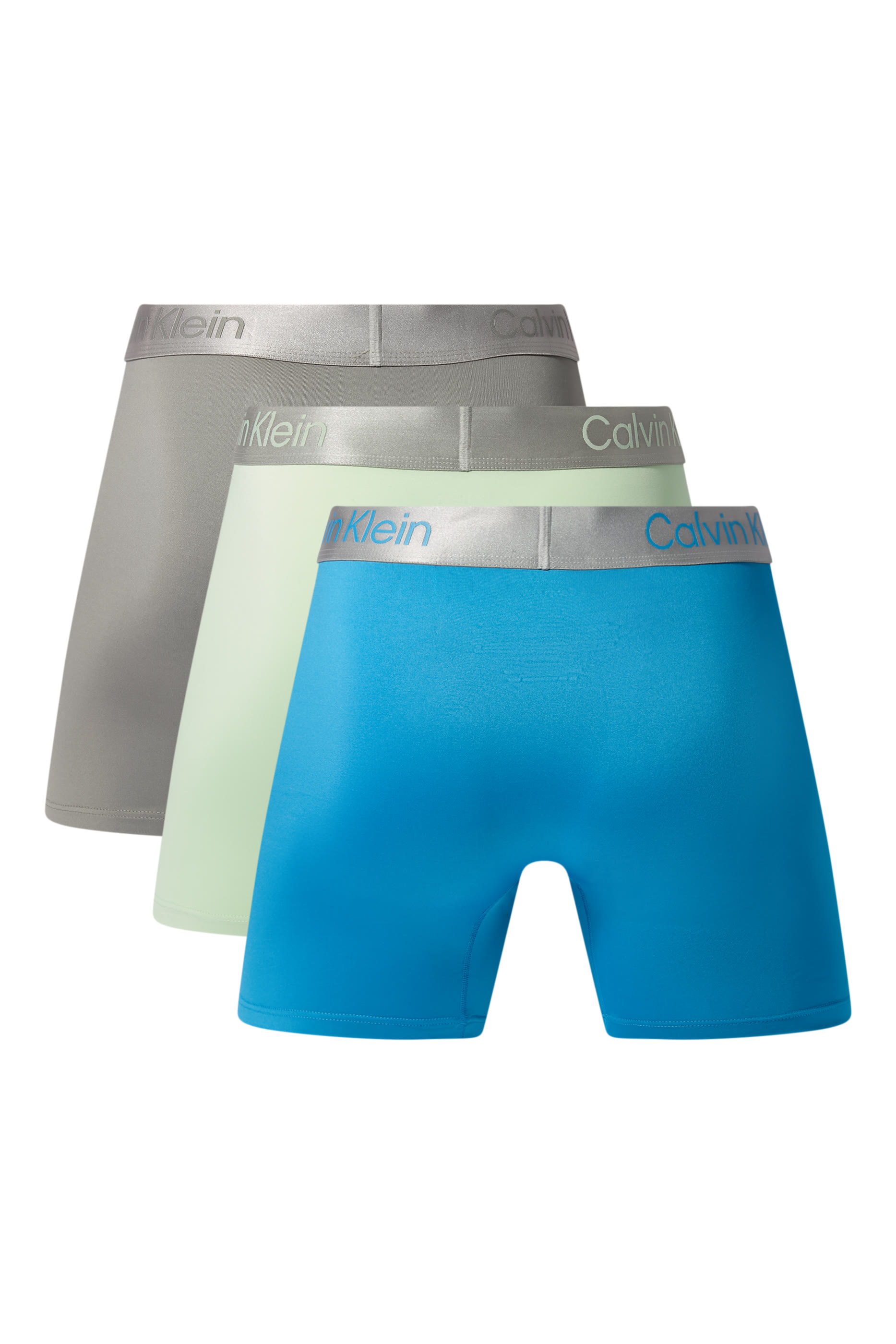 طقم بوكسر قماش مايكرو مطاطي، 3 قطع 