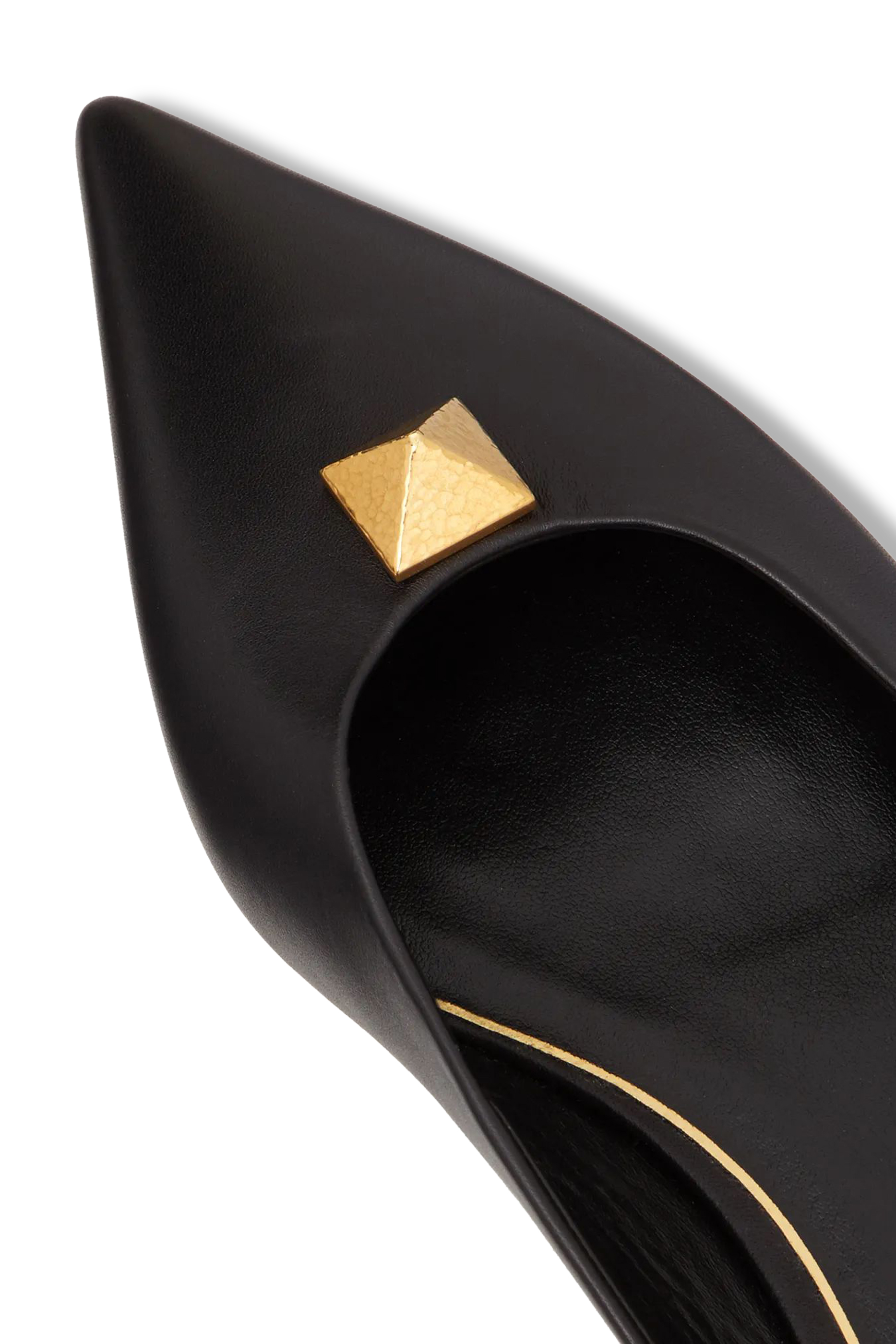 حذاء آبستاد مفتوح من الخلف بنعل مسطح جلد