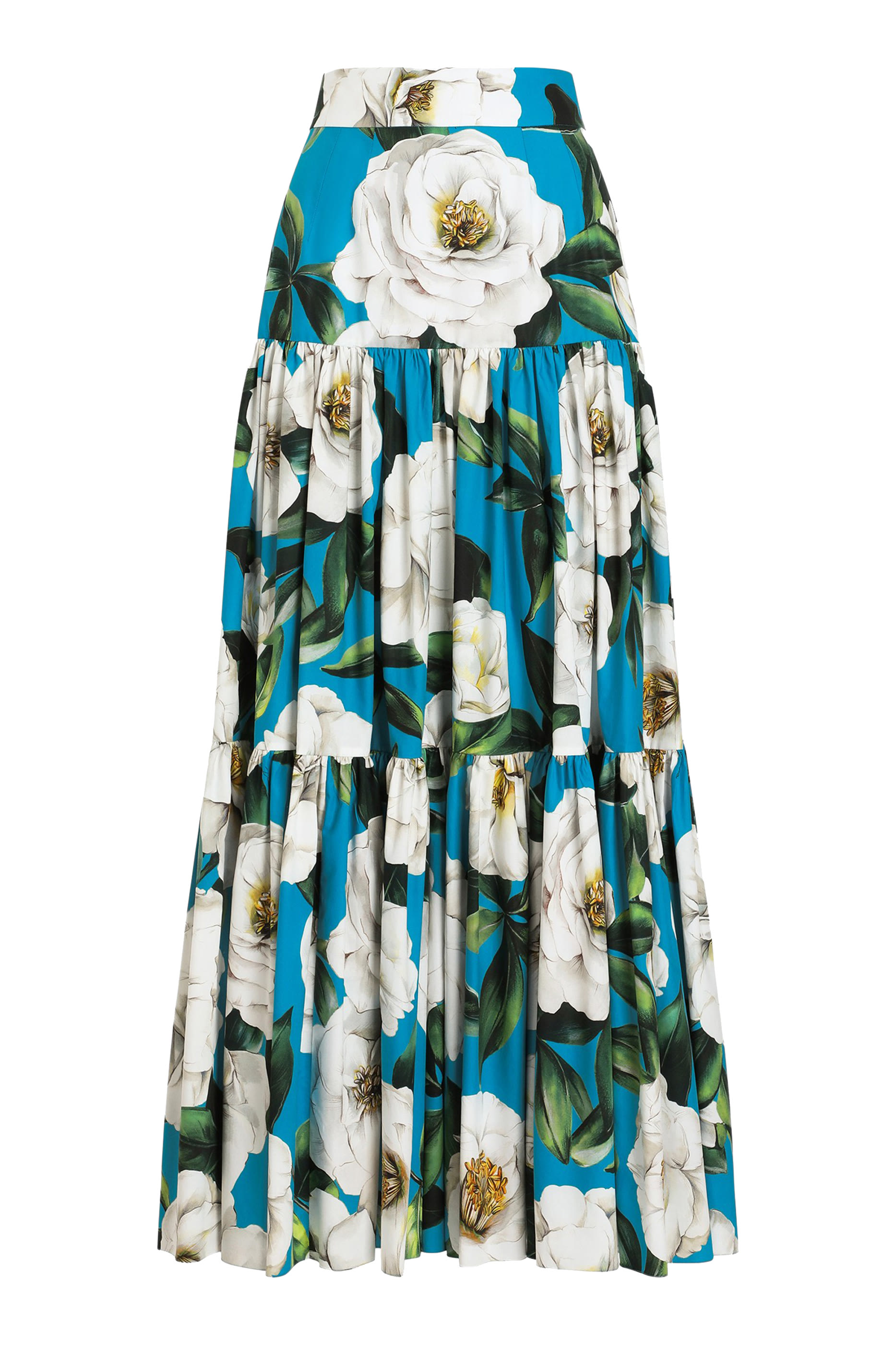 تنورة بطبعة زهور