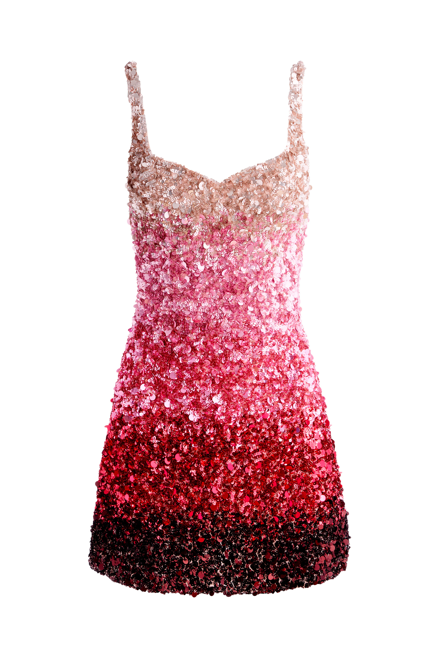 فستان ايف قصير بتطريزات