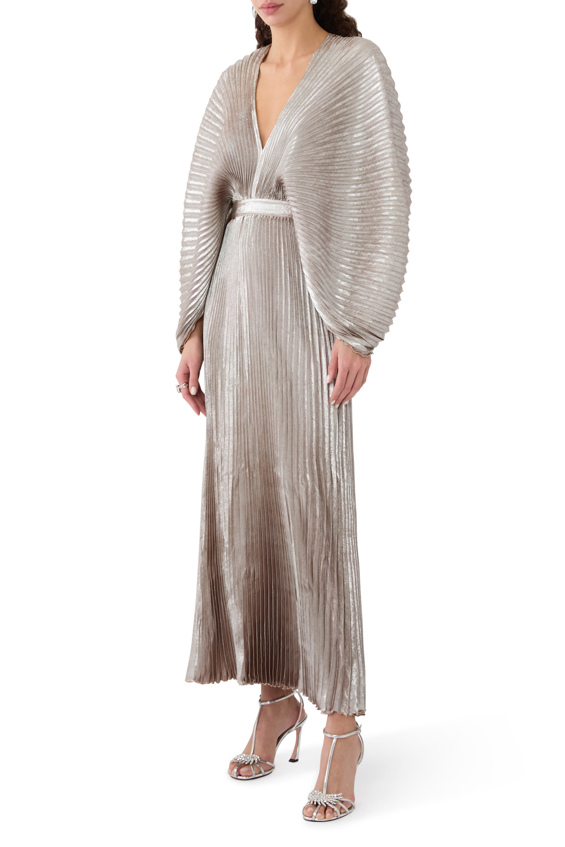 فستان سهرة فيرساي بطيات