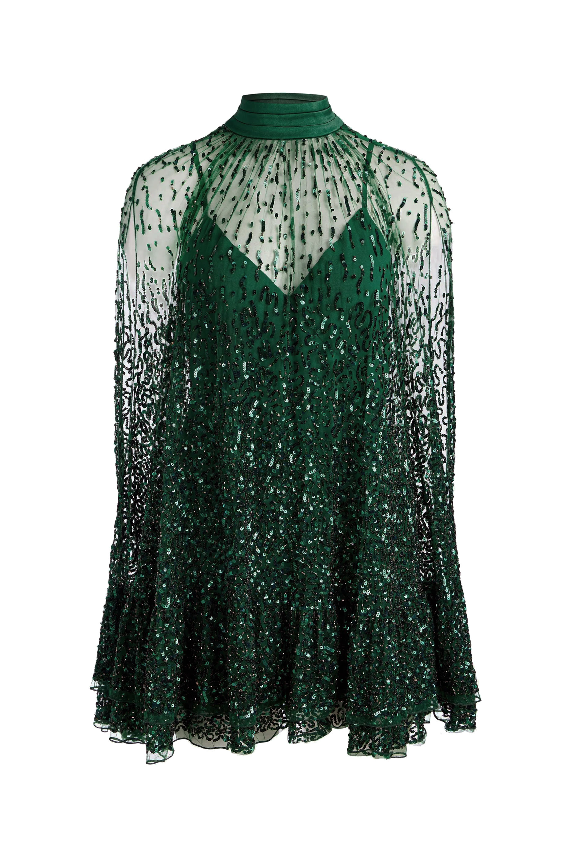 فستان زينون قصير بكاب