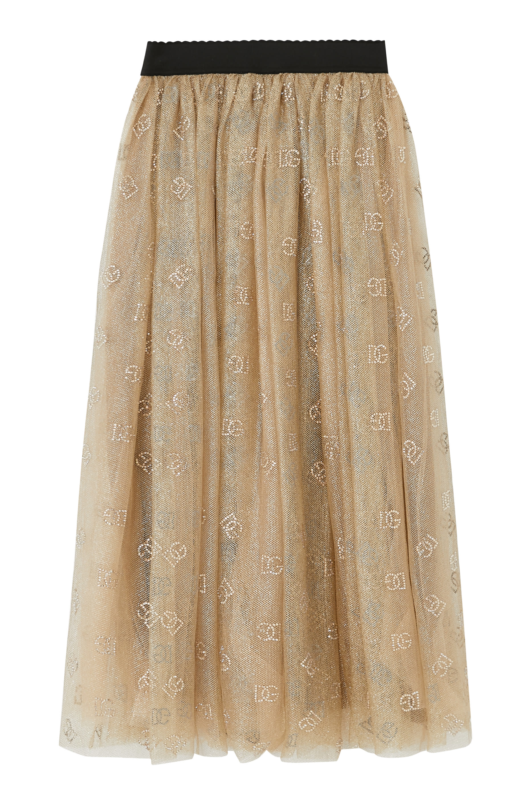 تنورة تول بشعار الماركة للأطفال