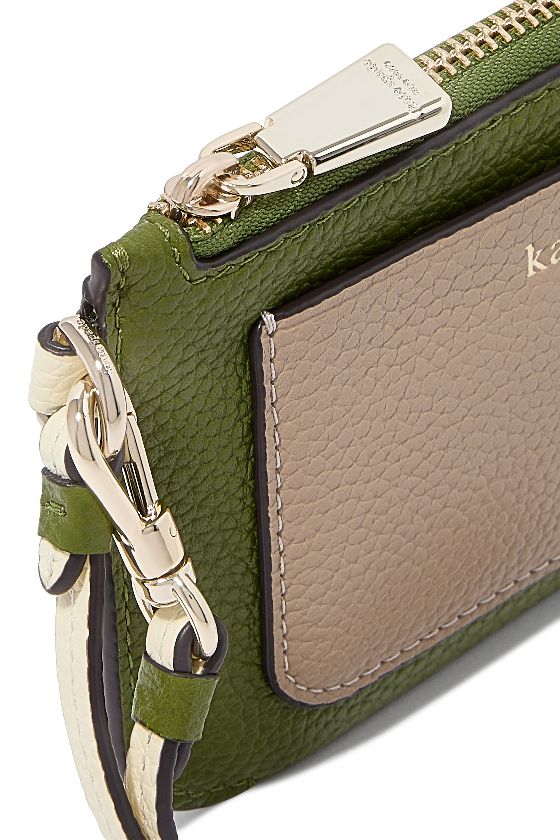 حافظة بطاقات وعملات أفا بسوار معصم مقسمة بألوان