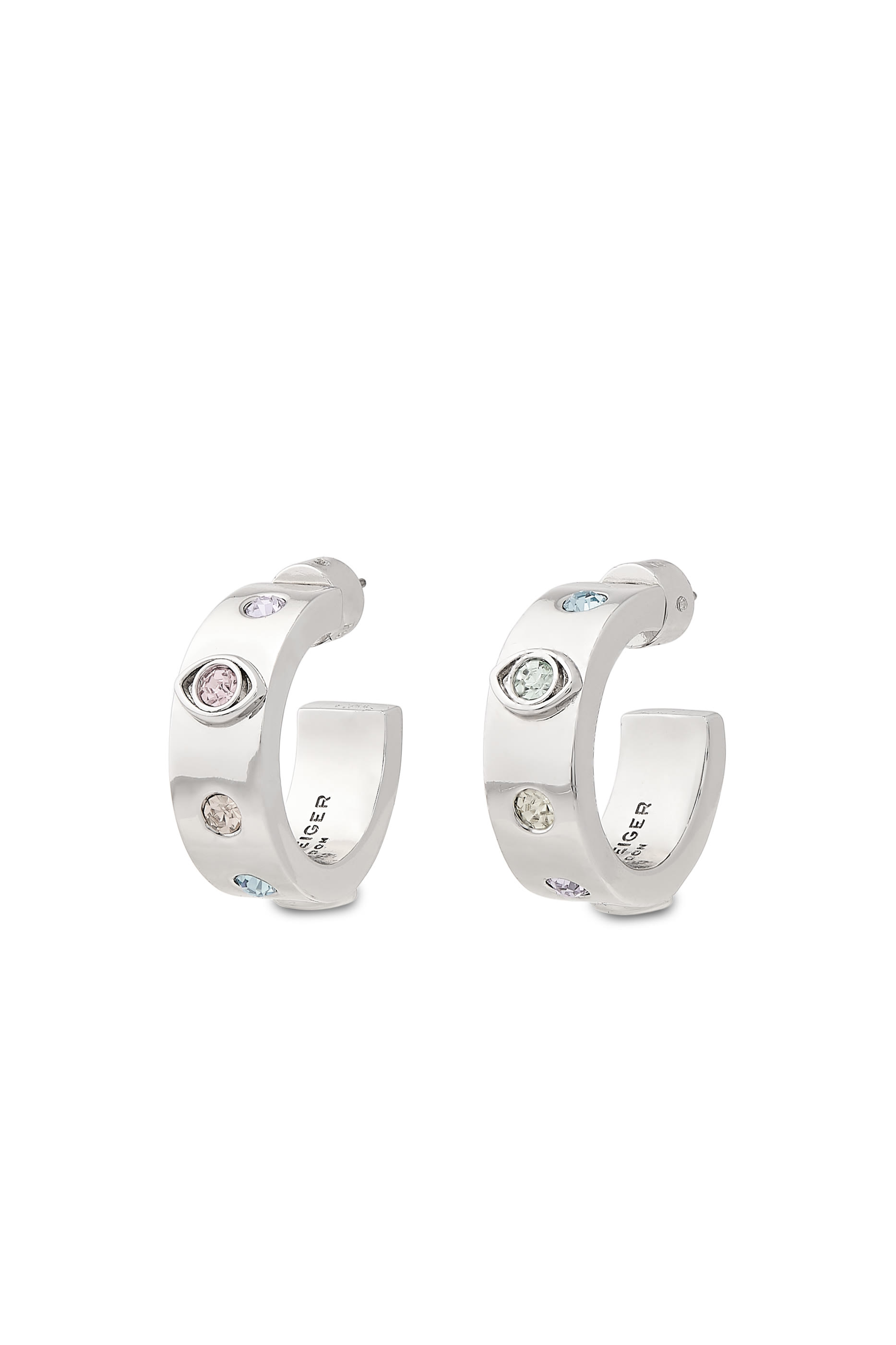 أقراط هاجي بتصميم عين معدن