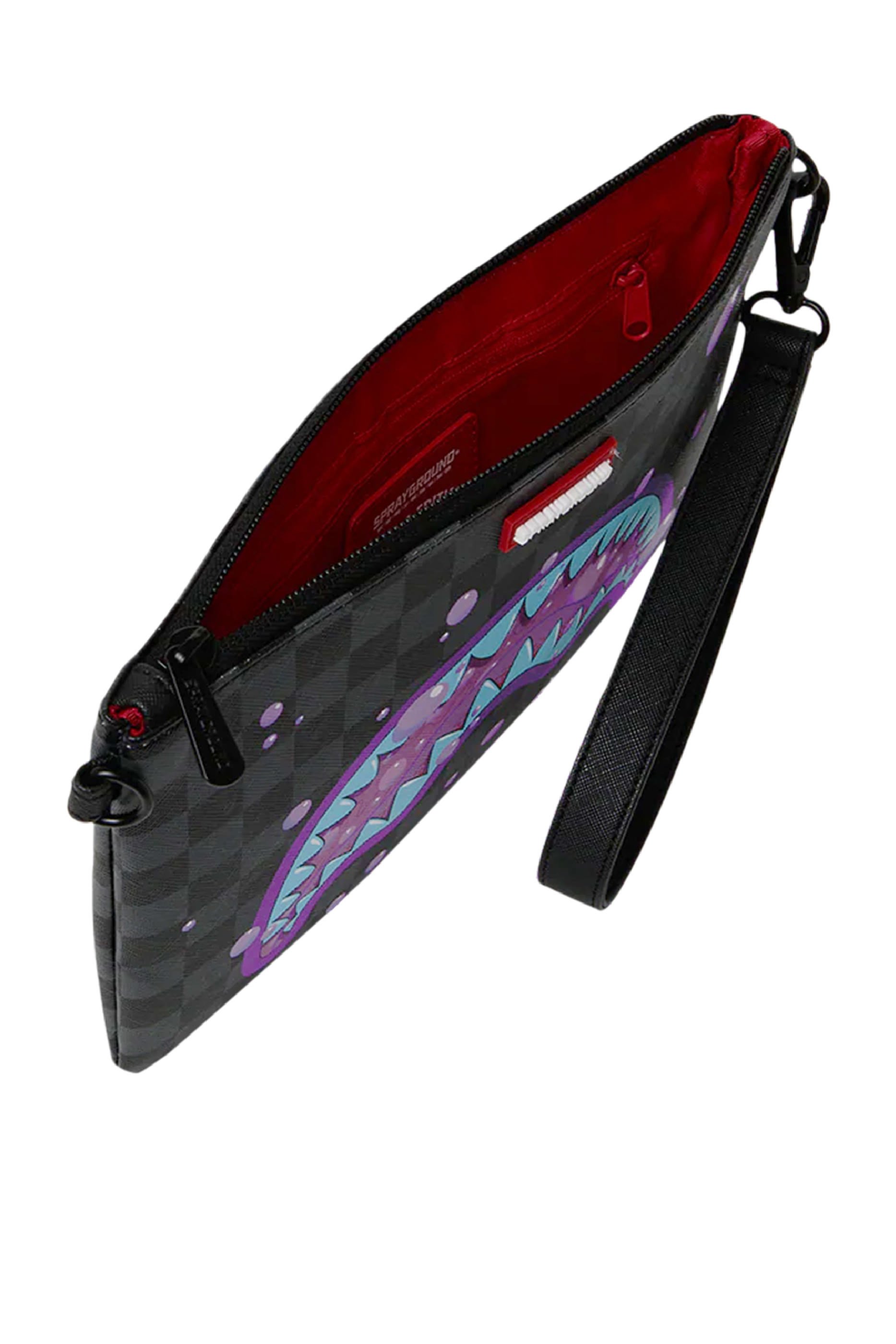 كلاتش سلايم تايك اوفر بحمالة كروس بودي ونقشة بلون بنفسجي